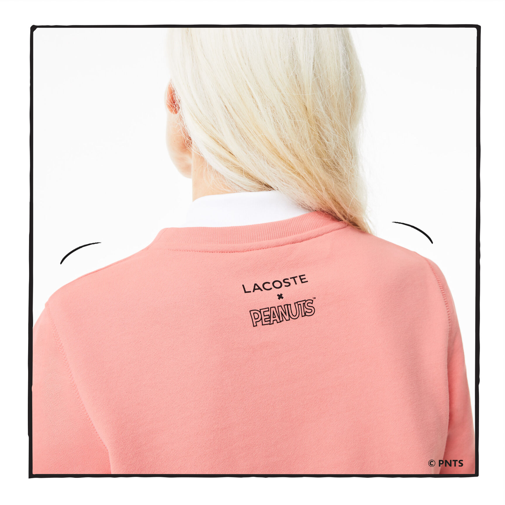 Women's Lacoste x Peanuts Crew Neck Organic Cotton Sweatshirt Women's Lacoste x Peanuts Crew Neck Organic Cotton Sweatshirt