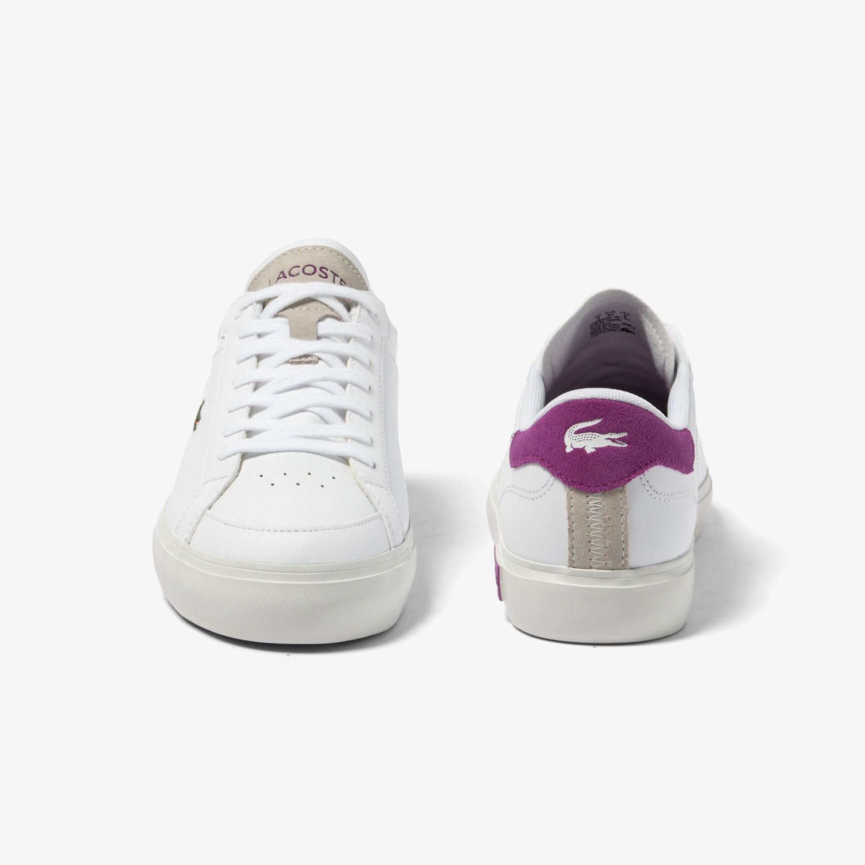 Women's Lacoste Powercourt Leather Trainers Women's Lacoste Powercourt Leather Trainers