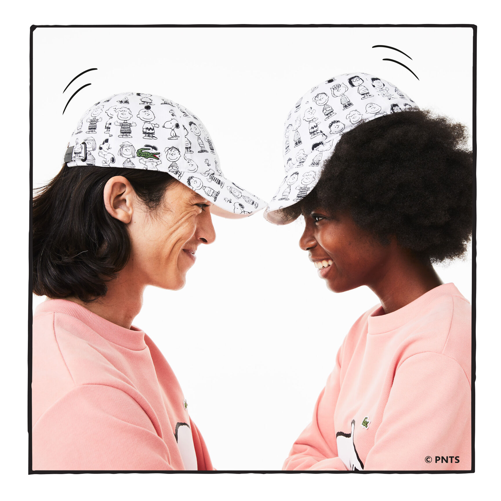 Unisex Lacoste x Peanuts Print Organic Cotton Cap