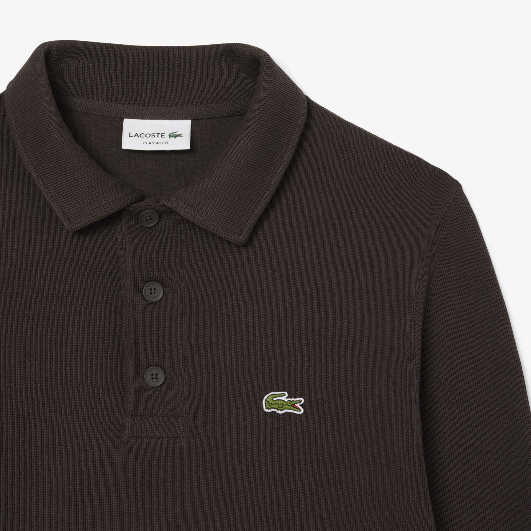 Ribbed Cotton Polo Collar Sweatshirt lacoste ribbed cotton polo collar sweatshirt