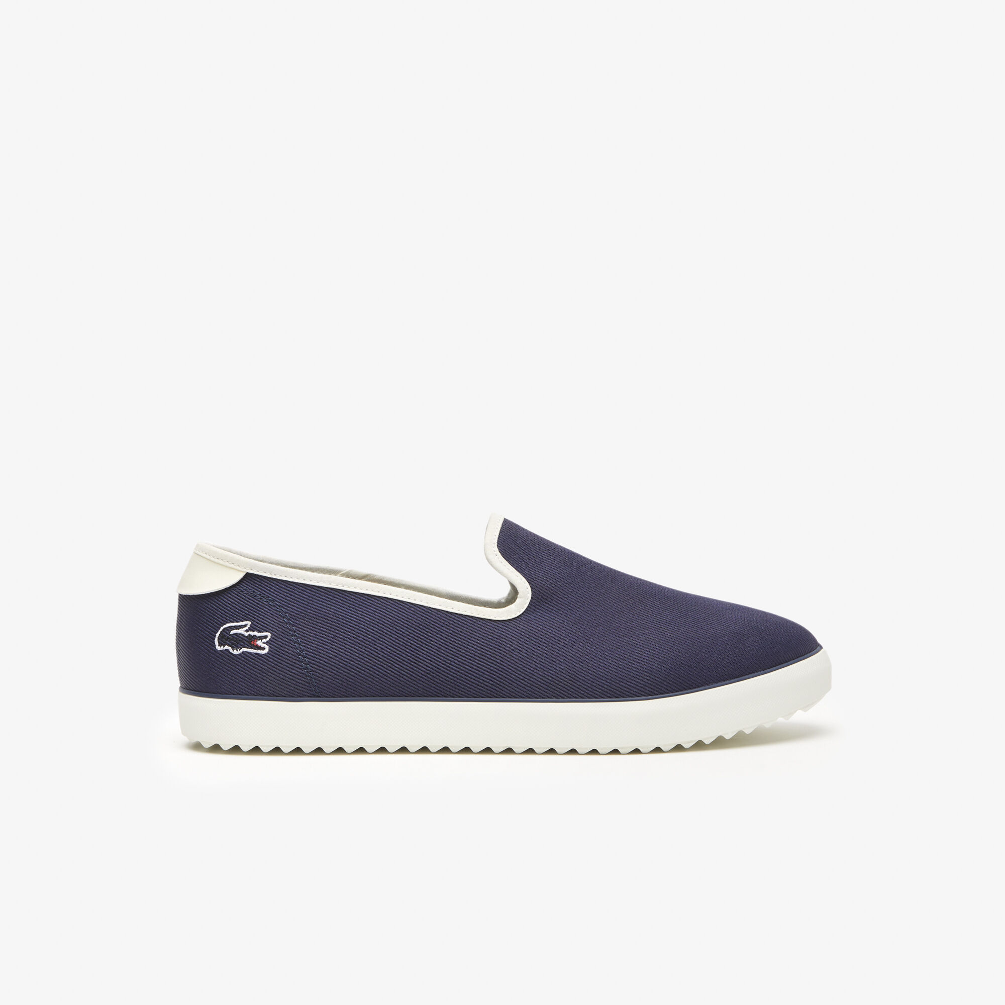Men s Lacoste Canvas Resort Textile Slip on