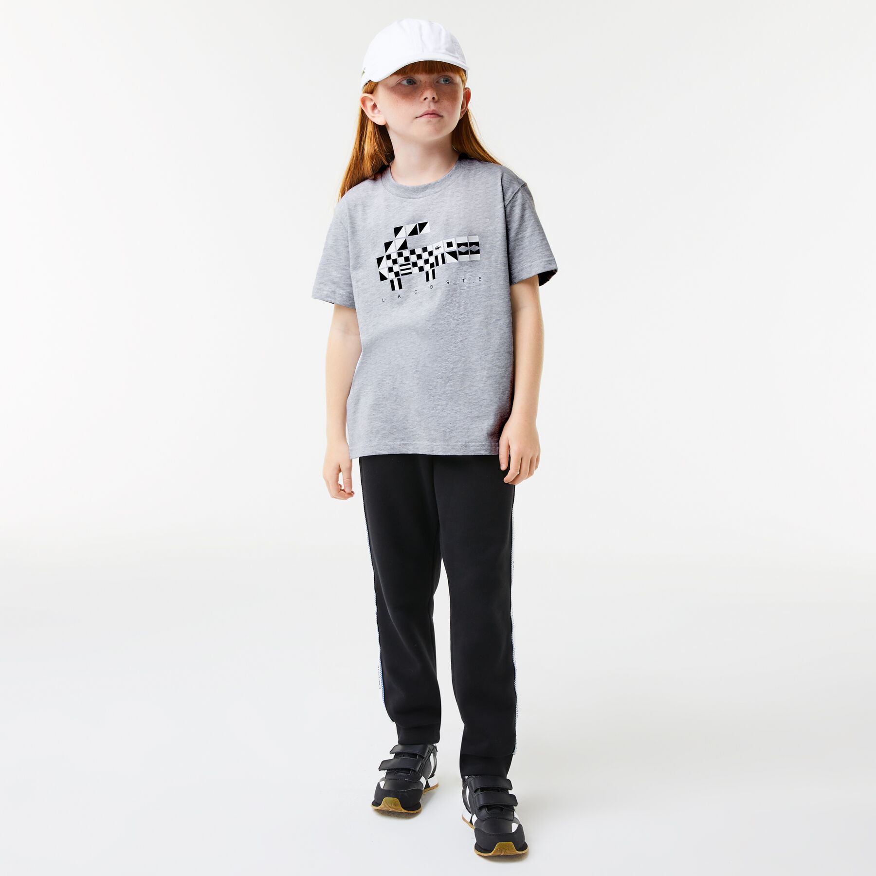Kids' Lacoste Oversised Nautical Style T-shirt kids lacoste oversised nautical style t shirt