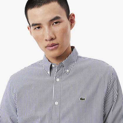 Men's Regular Fit Striped Cotton Shirt Men's Regular Fit Striped Cotton Shirt