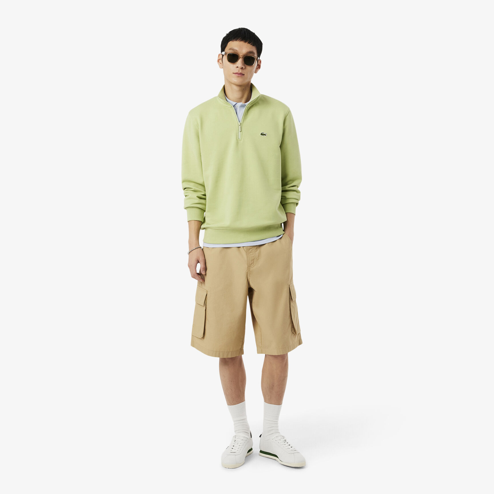 حذاء رياضي رجالي من الجلد بتصميم كلوب لو