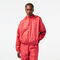 women s lacoste oversized hooded track jacket