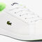 lacoste children s graduate synthetic perforated trainers