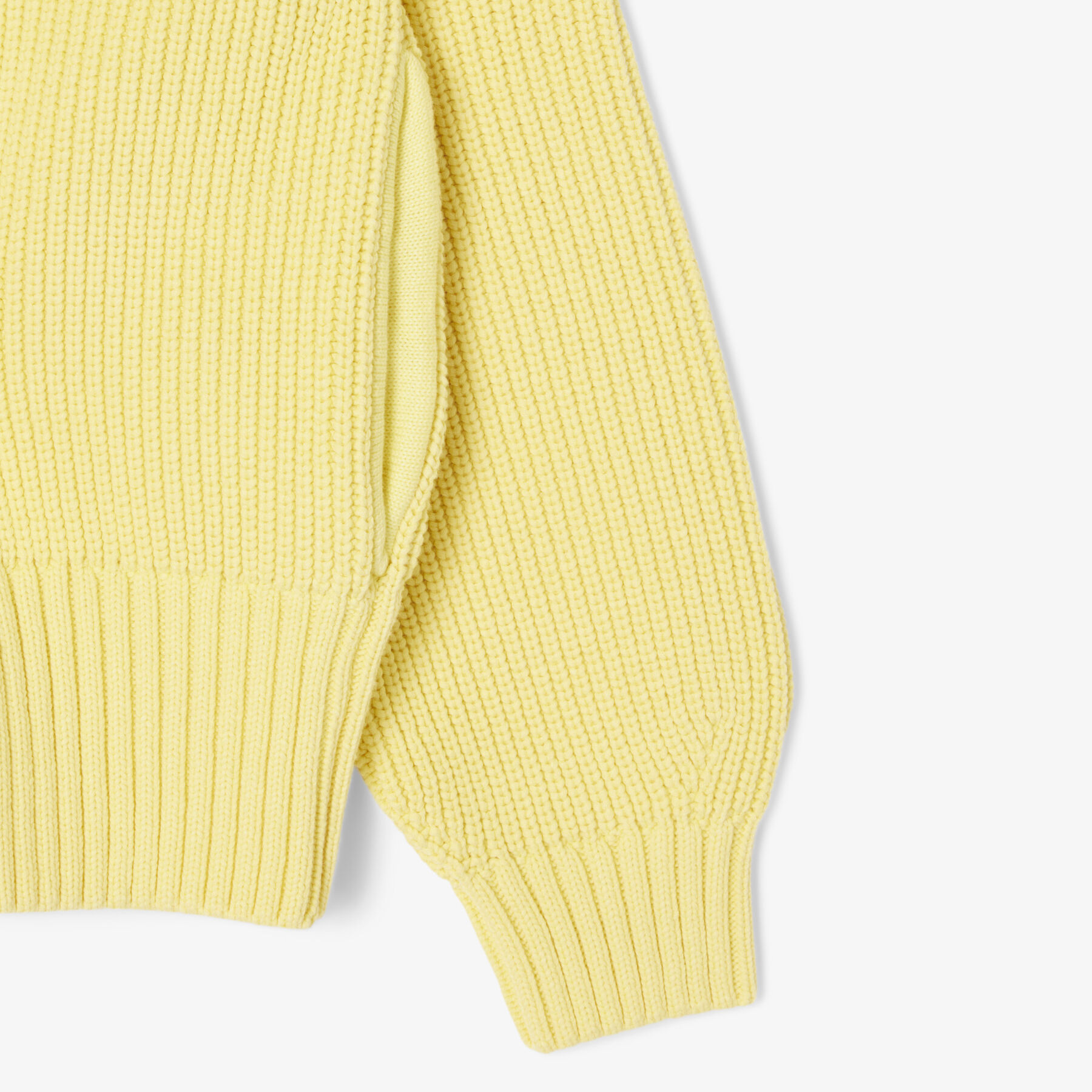 Zipped Cotton Badge Accent Sweater lacoste zipped cotton badge accent sweater
