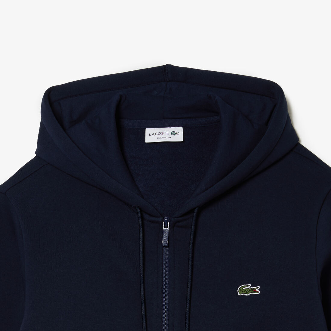 Men's Lacoste Printed Bands Hooded Zip Sweatshirt Men's Lacoste Printed Bands Hooded Zip Sweatshirt