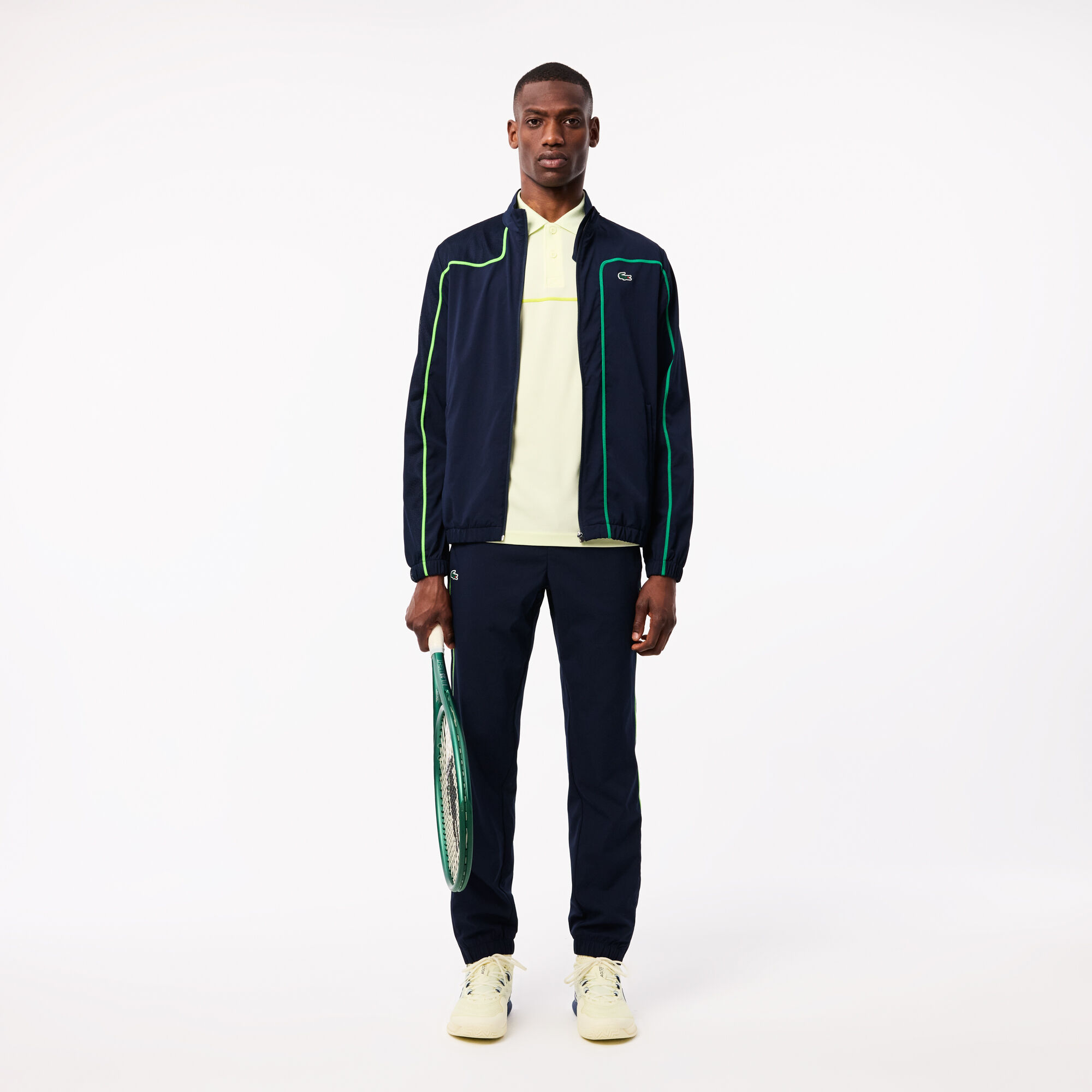 Colorblock tennis tracksuit, Navy Blue | LACOSTE EG
