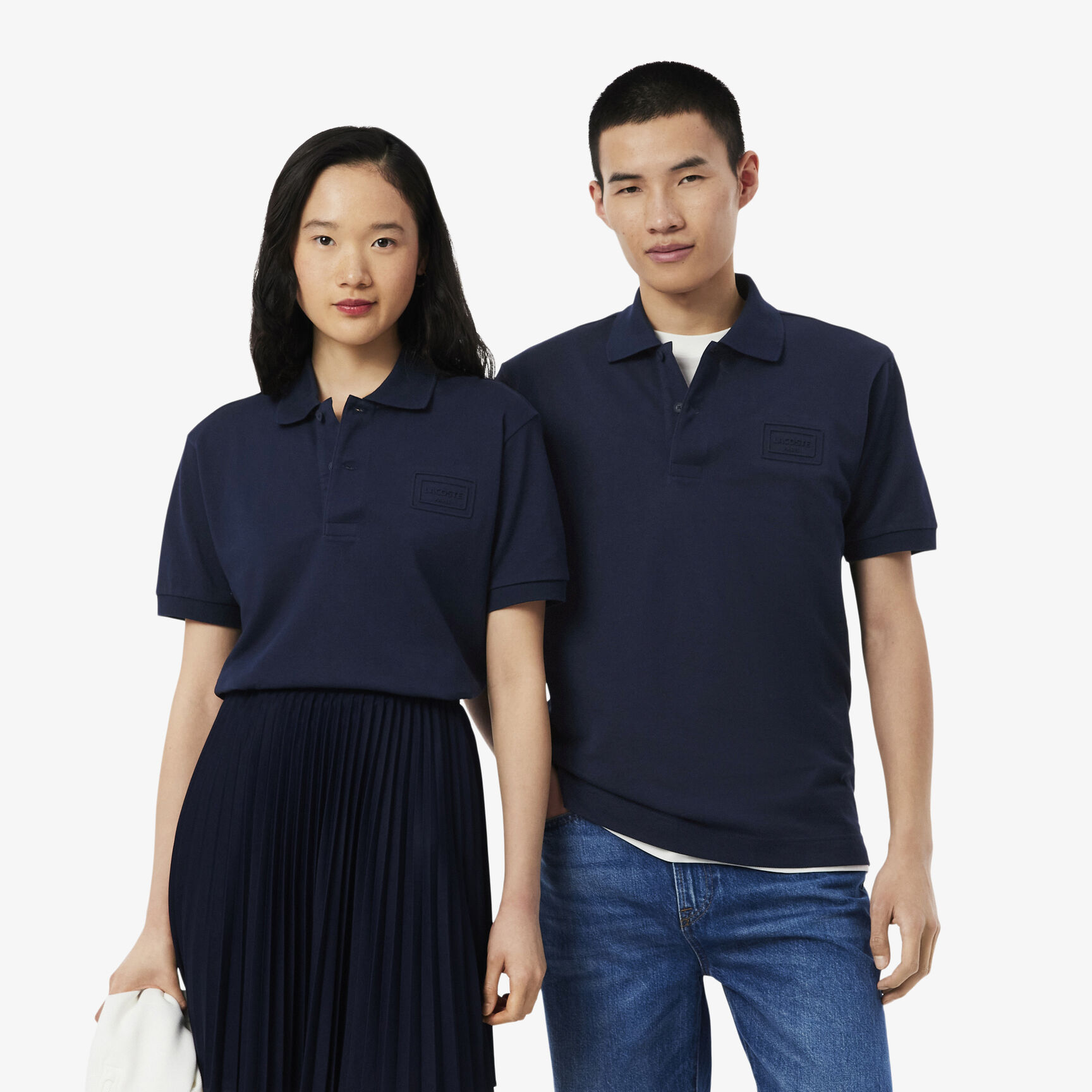 Classic Fit Embossed Branding Polo Shirt