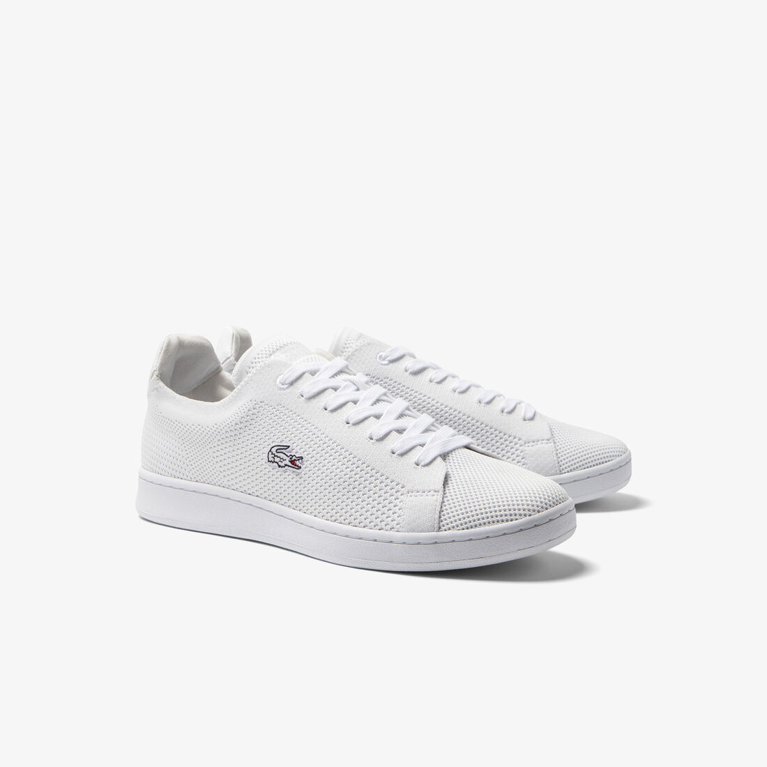 Men's Lacoste Carnaby Pique Textile Trainers Men's Lacoste Carnaby Pique Textile Trainers