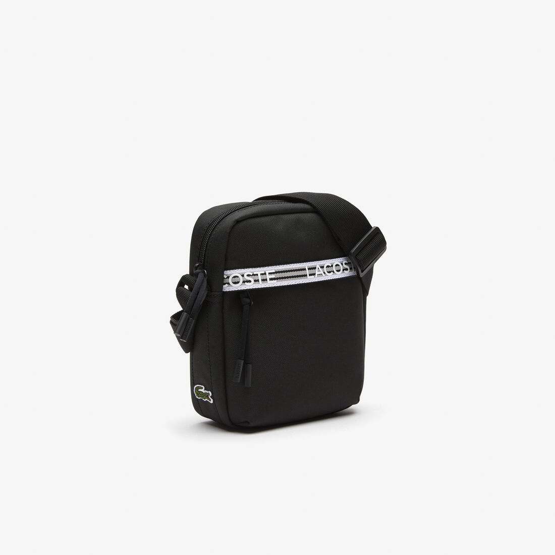 Men's Lacoste Neocroc Recycled Fiber Vertical Messenger Bag Men's Lacoste Neocroc Recycled Fiber Vertical Messenger Bag