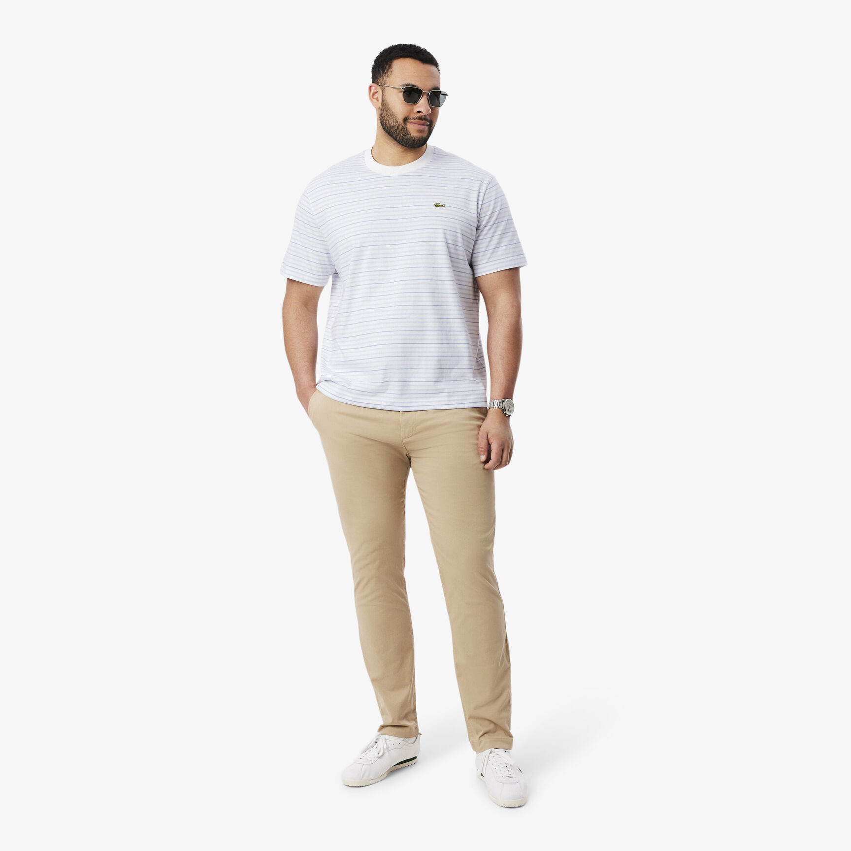 تيشيرت قطني مخطط