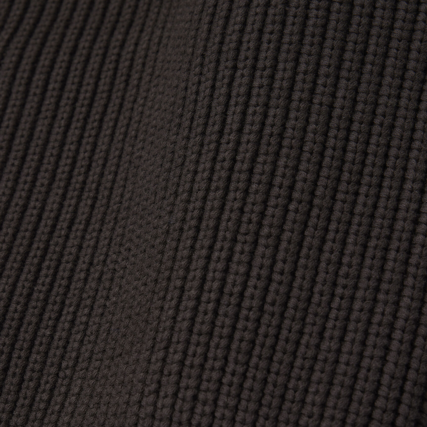 Zipped Cotton Badge Accent Sweater