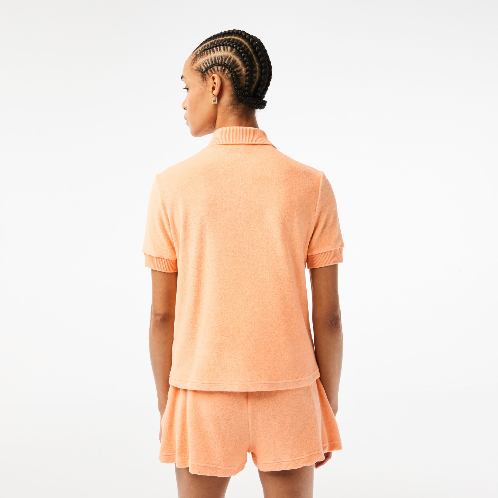 Women's Lacoste Organic Cotton Terry Polo Shirt Women's Lacoste Organic Cotton Terry Polo Shirt