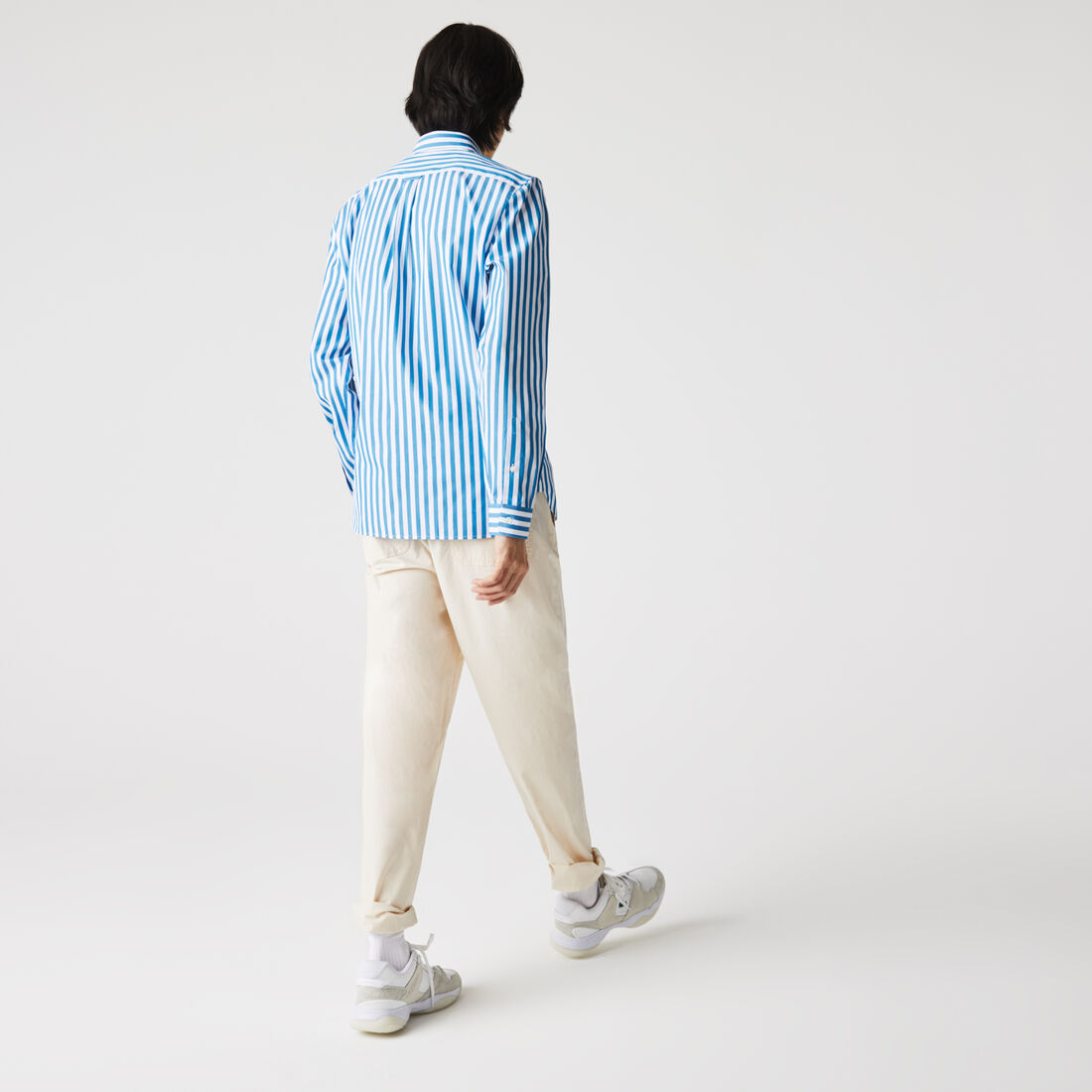 Men's Regular Fit Striped Poplin Shirt Men's Regular Fit Striped Poplin Shirt