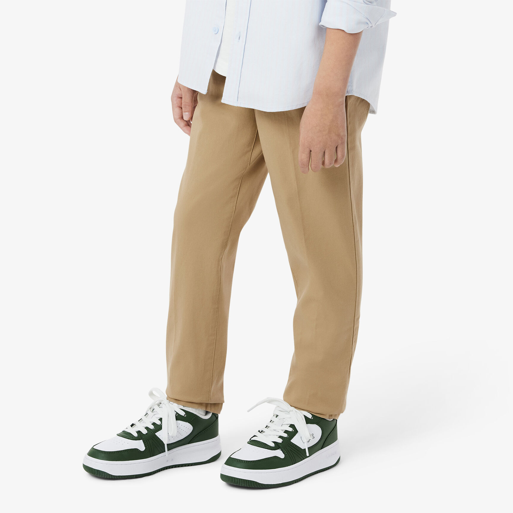 Boys' Lacoste Stretch Cotton Gabardine Chinos