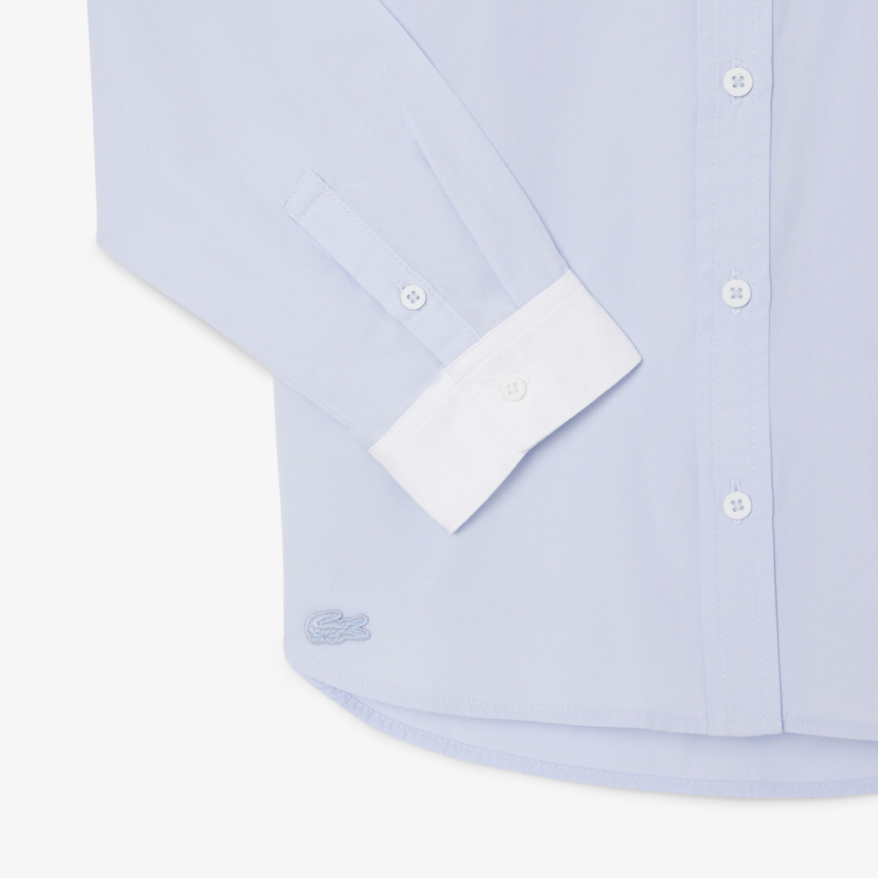 Embroidered Badge Poplin Shirt