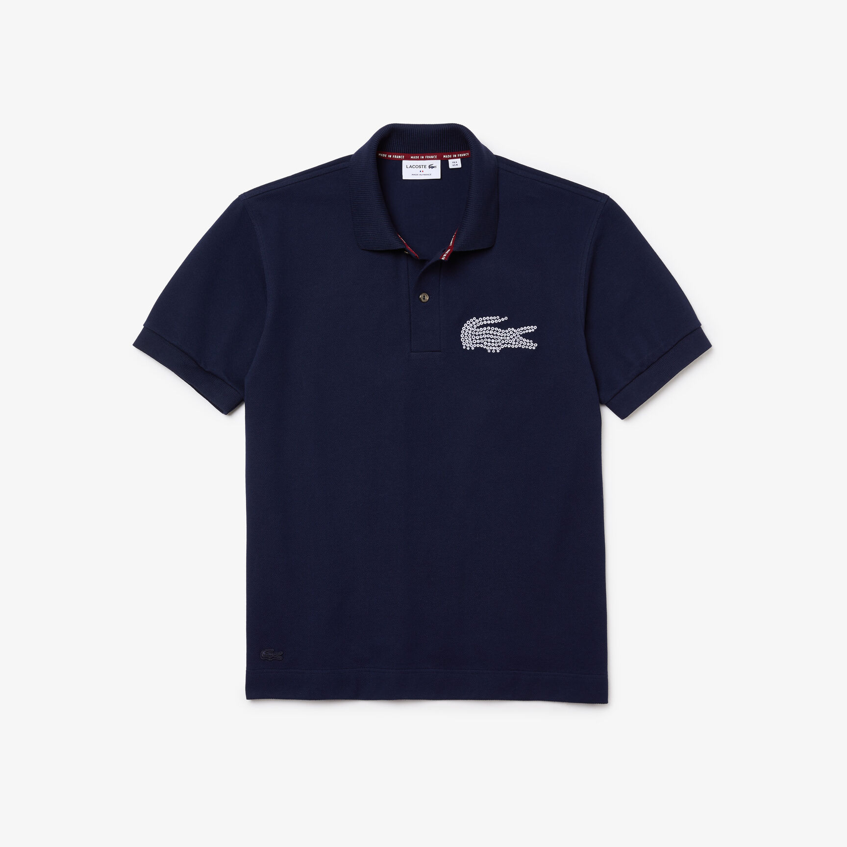 Men's Lacoste Made in France Classic Fit Organic Cotton Polo Shirt Men's Lacoste Made in France Classic Fit Organic Cotton Polo Shirt