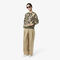 lacoste crew neck wool jacquard graphic sweater
