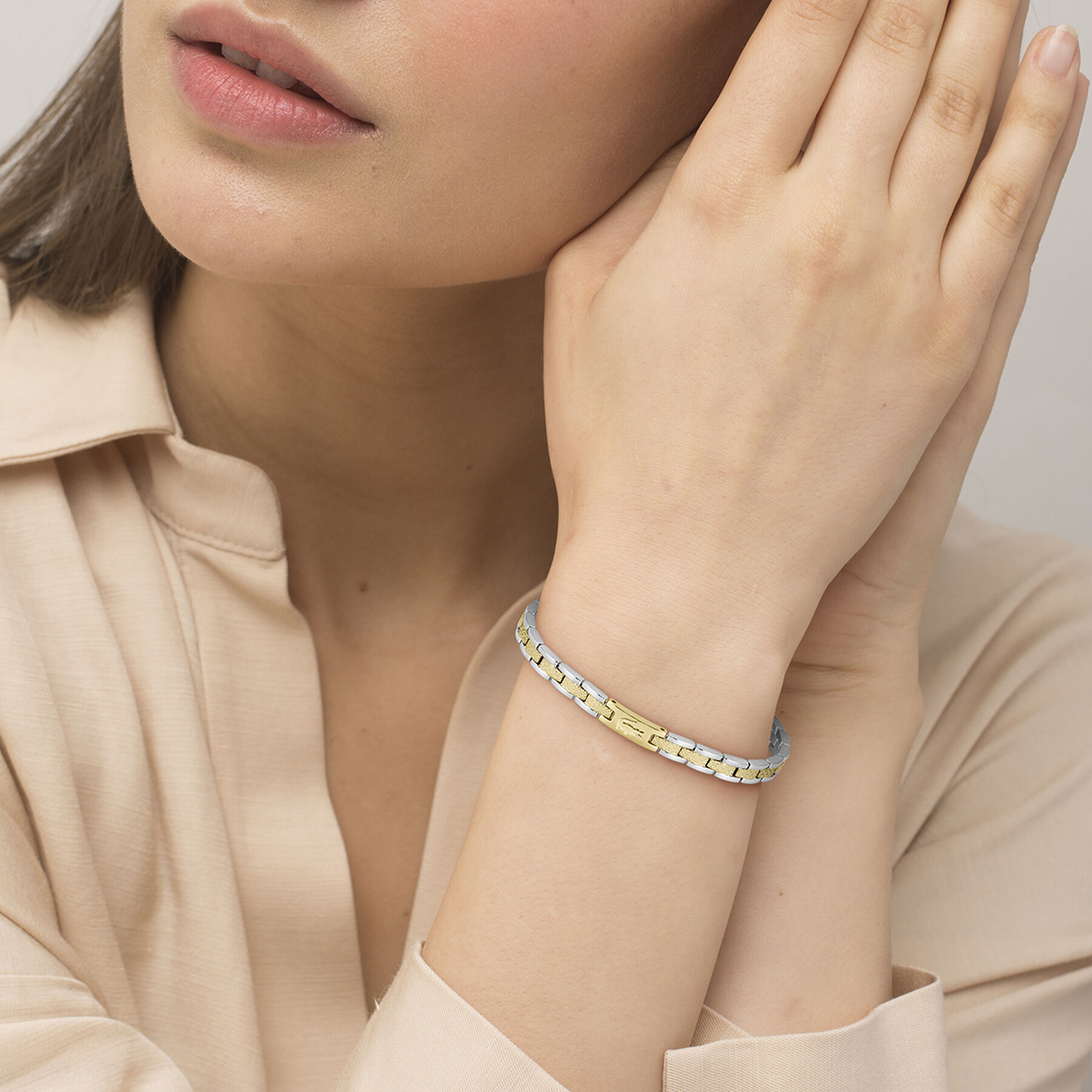 Two-Tone Metropole Bracelet lacoste two tone metropole bracelet