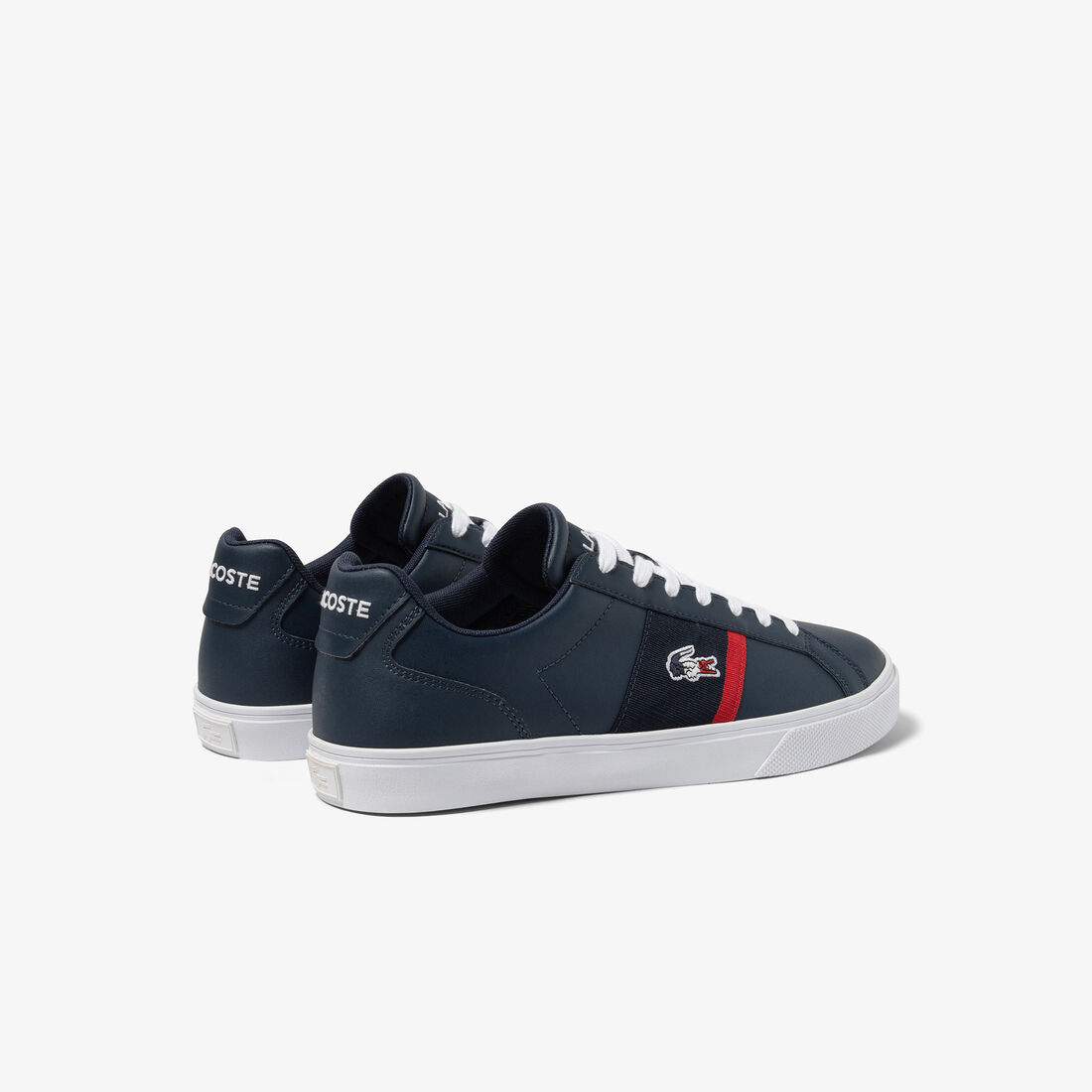 Men's Lacoste Lerond Pro Leather Tricolour Trainers Men's Lacoste Lerond Pro Leather Tricolour Trainers