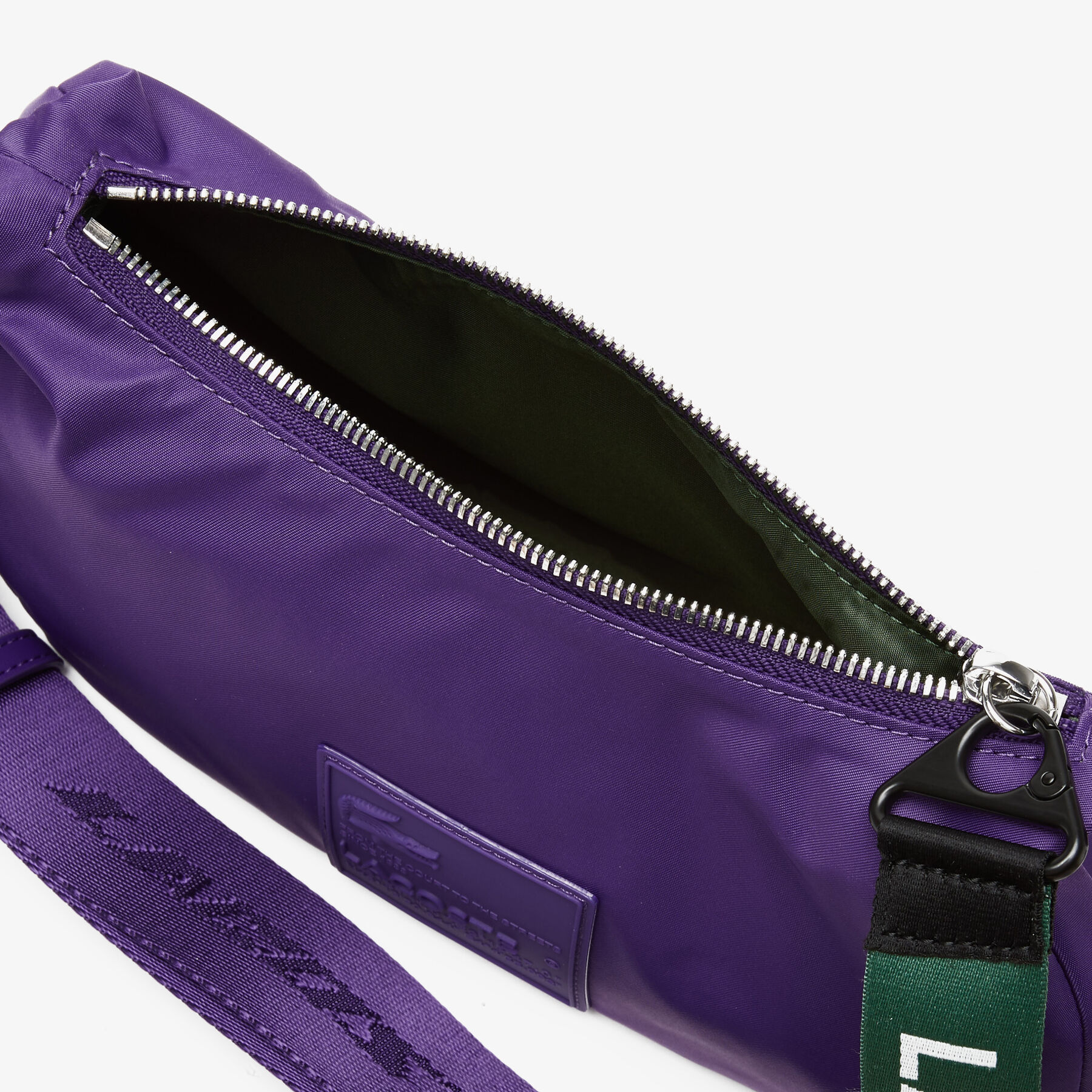 women s lacoste signature patch shoulder bag