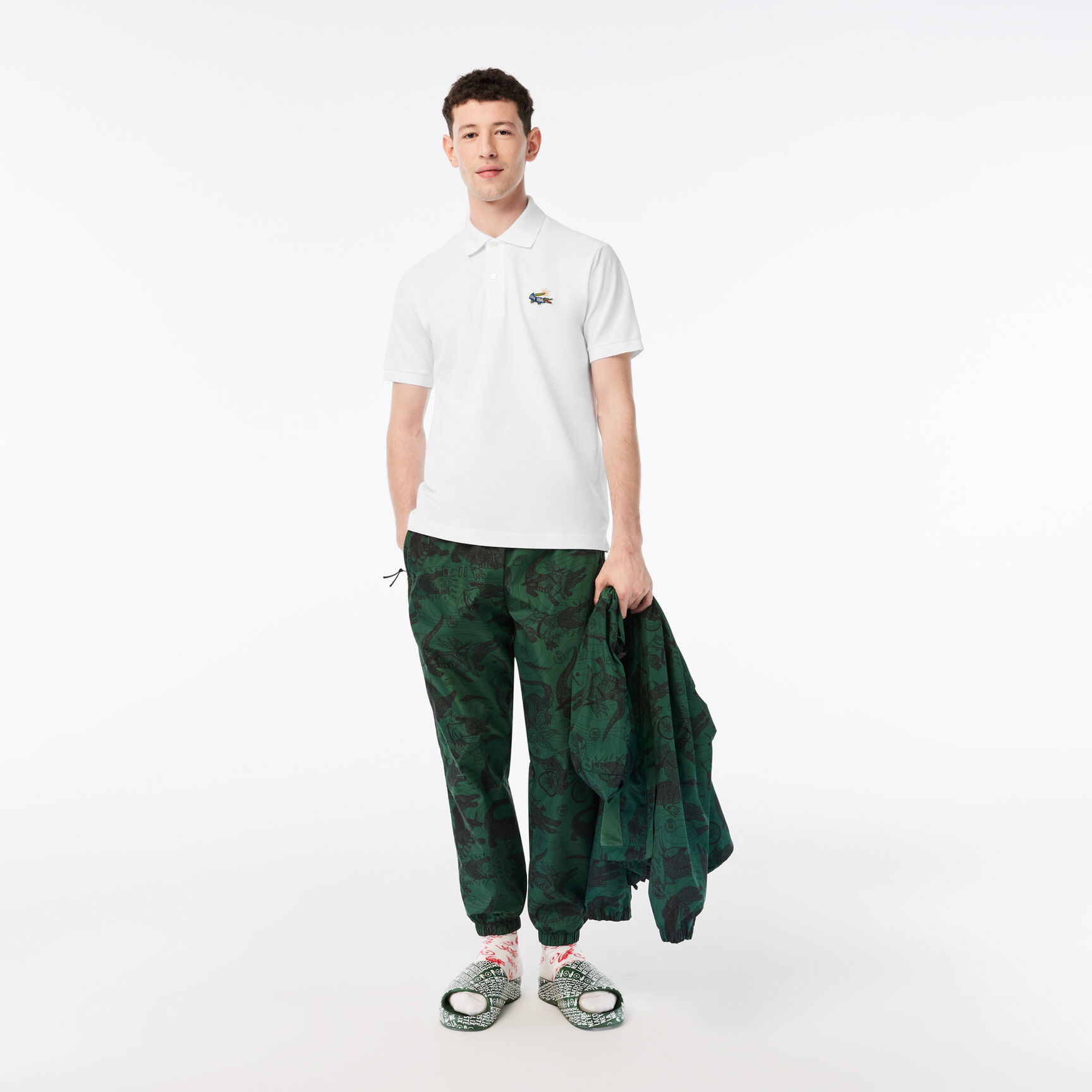 Men&rsquo;s Lacoste x Netflix Organic Cotton Polo Shirt
