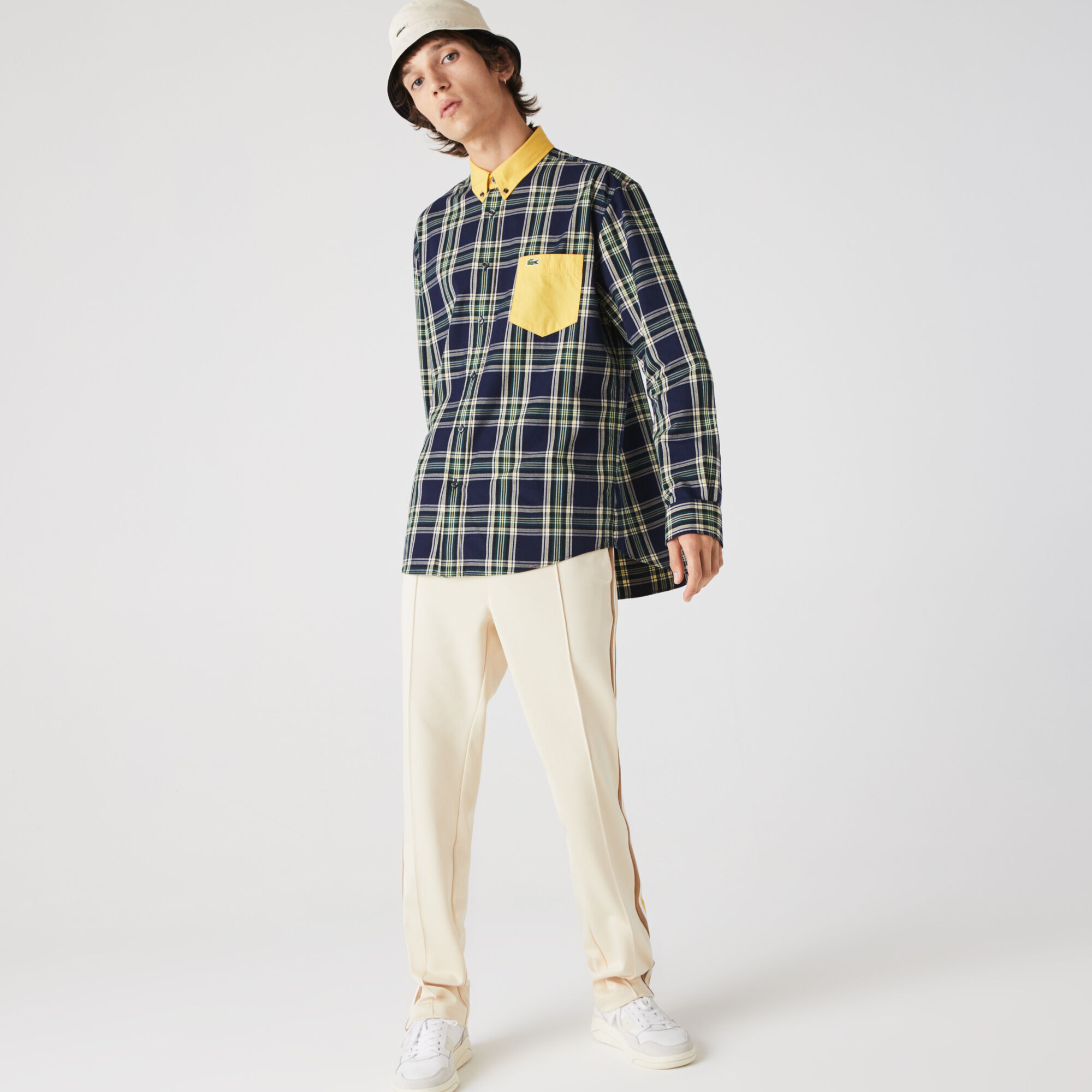 Men’s Straight Cut Heritage Contrast Bands Tracksuit Pants Men’s Straight Cut Heritage Contrast Bands Tracksuit Pants