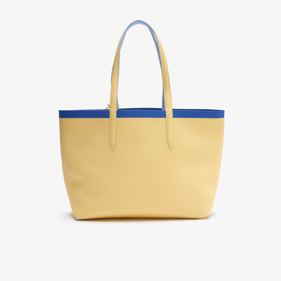 حقيبة توت من القماش المغلف بالبلاستيك يمكن استخدامها على الوجهين مع حزام بلون مختلف مجموعة Anna للنساء حقيبة توت من القماش المغلف بالبلاستيك يمكن استخدامها على الوجهين مع حزام بلون مختلف مجموعة Anna للنساء