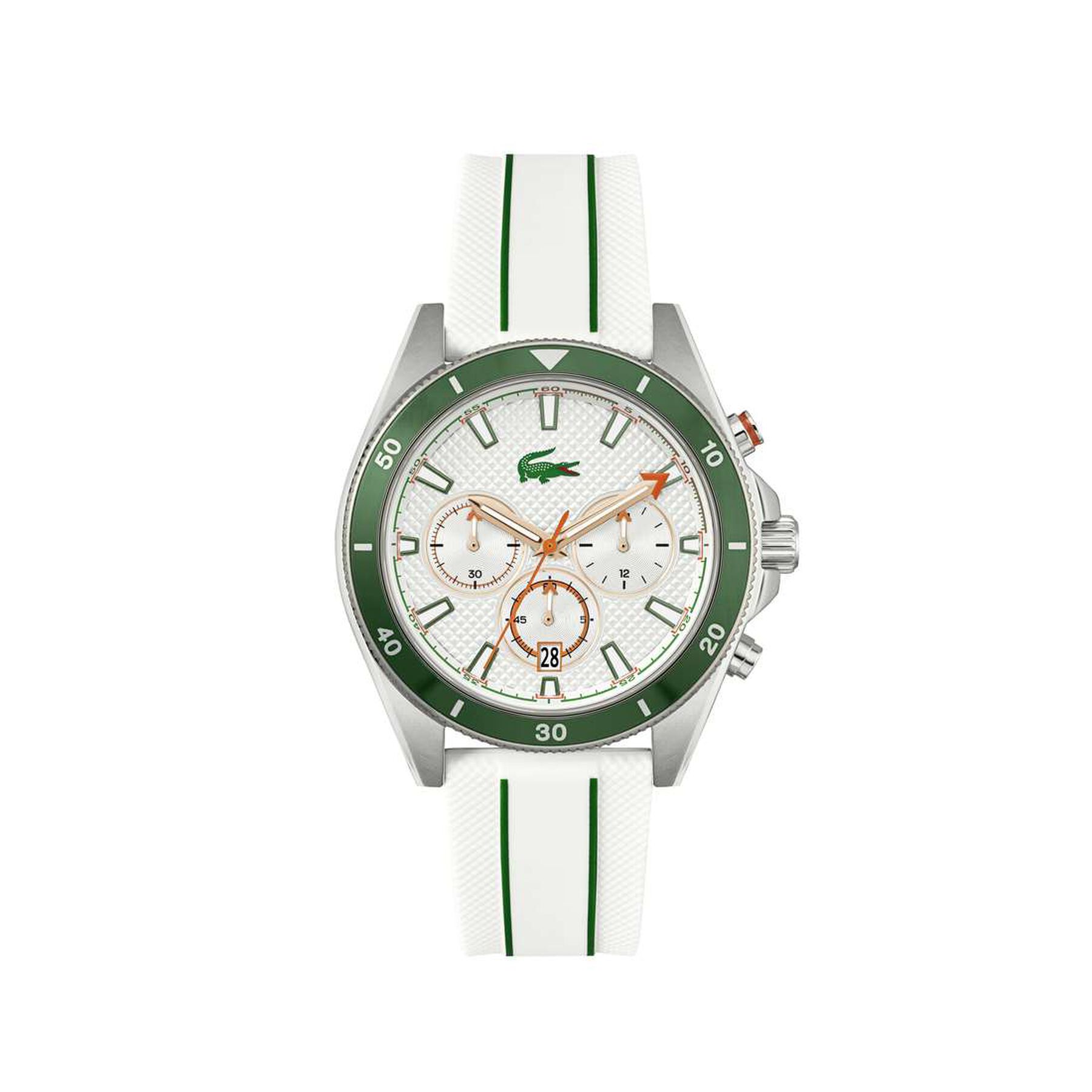Men's White Silicone Strap Watch lacoste men s white silicone strap watch