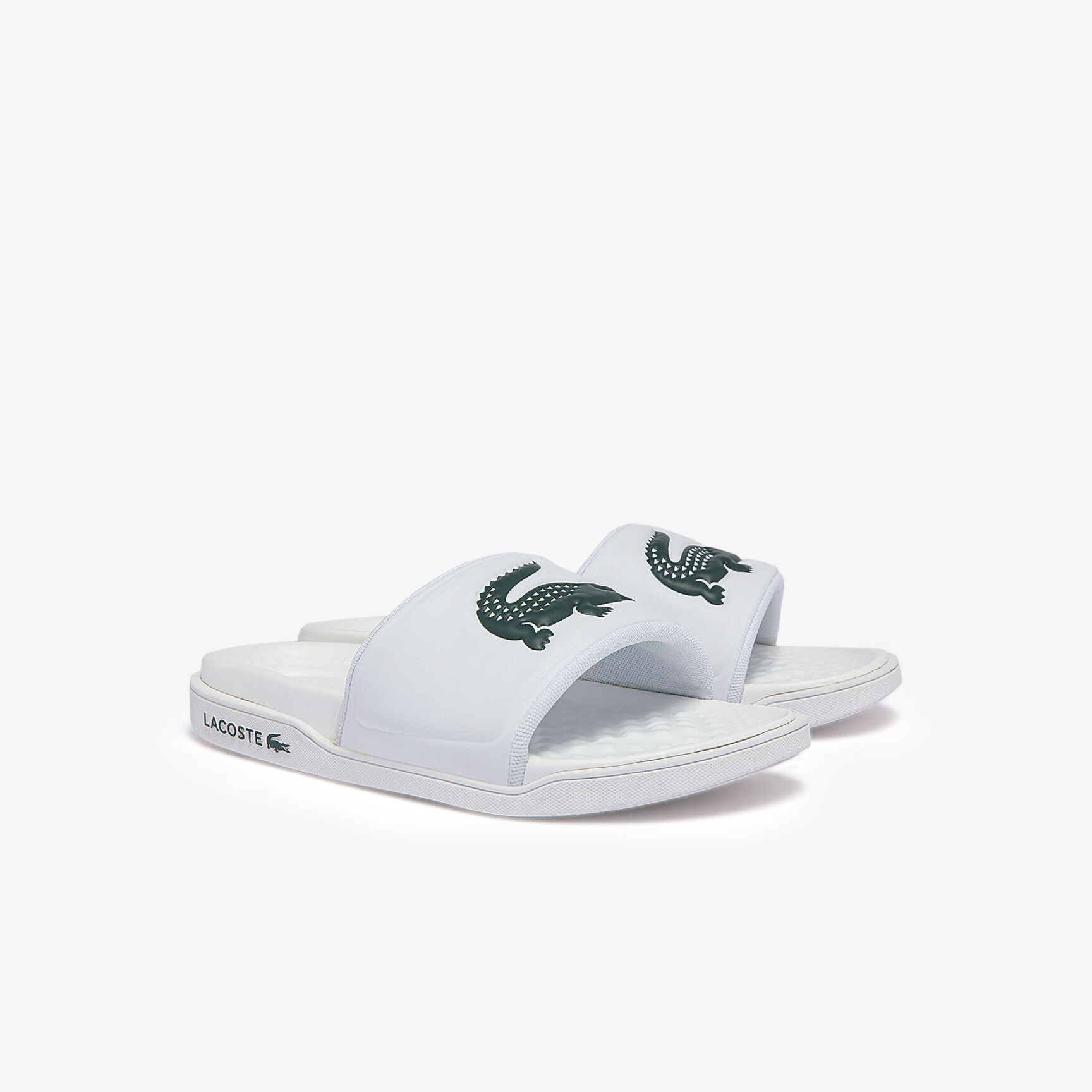 Women's Croco Dualiste Synthetic Logo Strap Slides