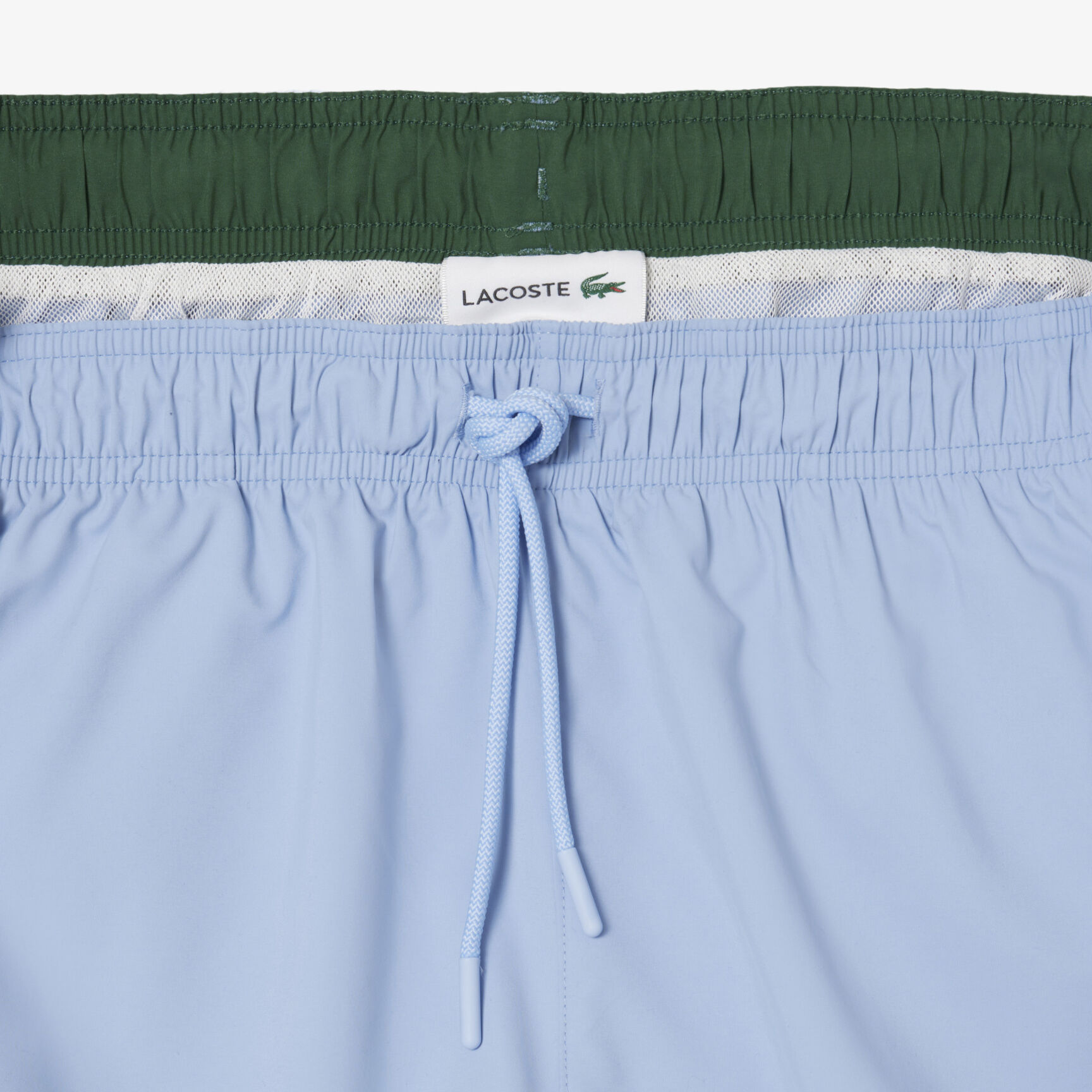 Mid Length Monochrome Swim Trunks
