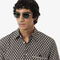 lacoste regular fit printed cotton shirt