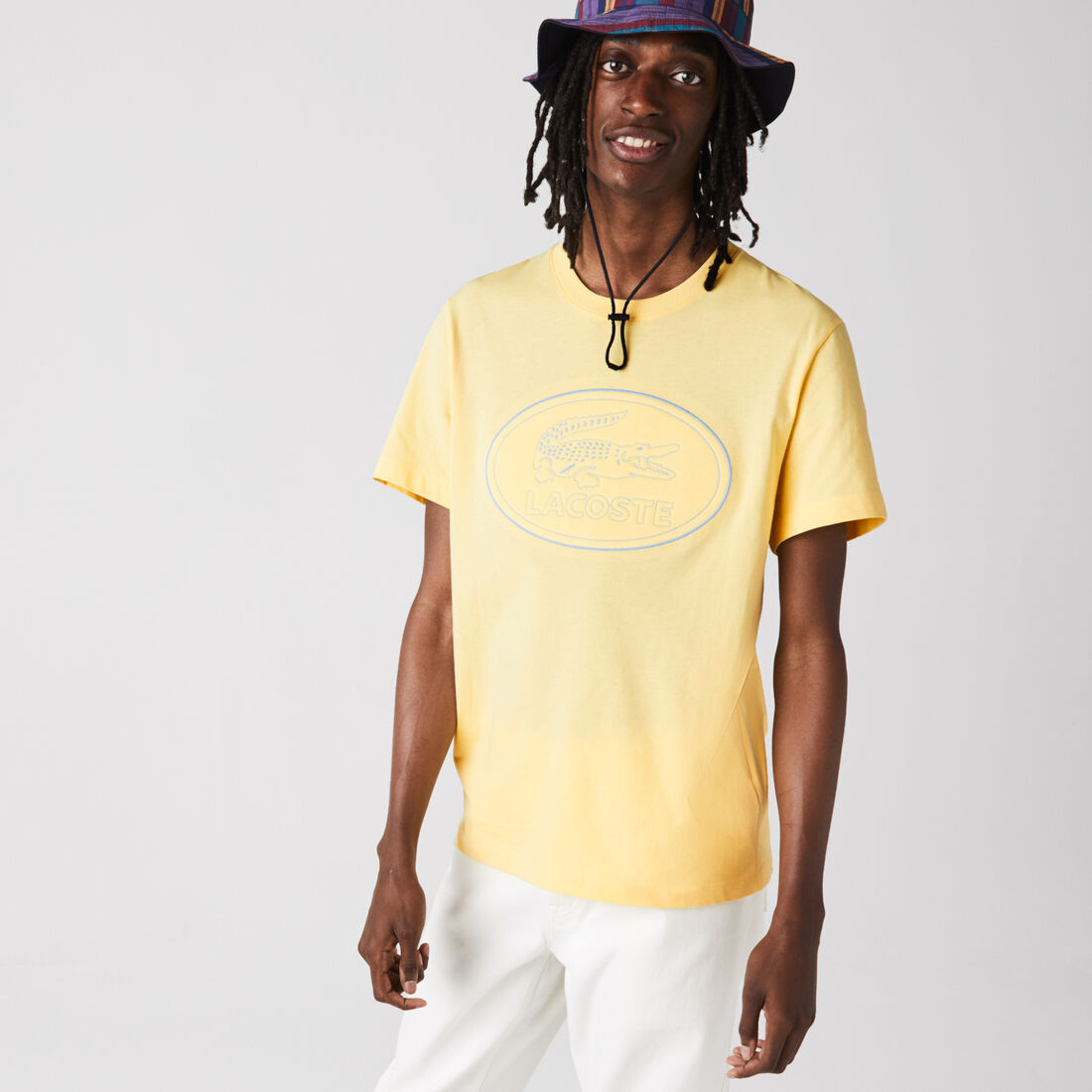 Men's Crew Neck Embroidered Logo Cotton T-shirt Men's Crew Neck Embroidered Logo Cotton T-shirt