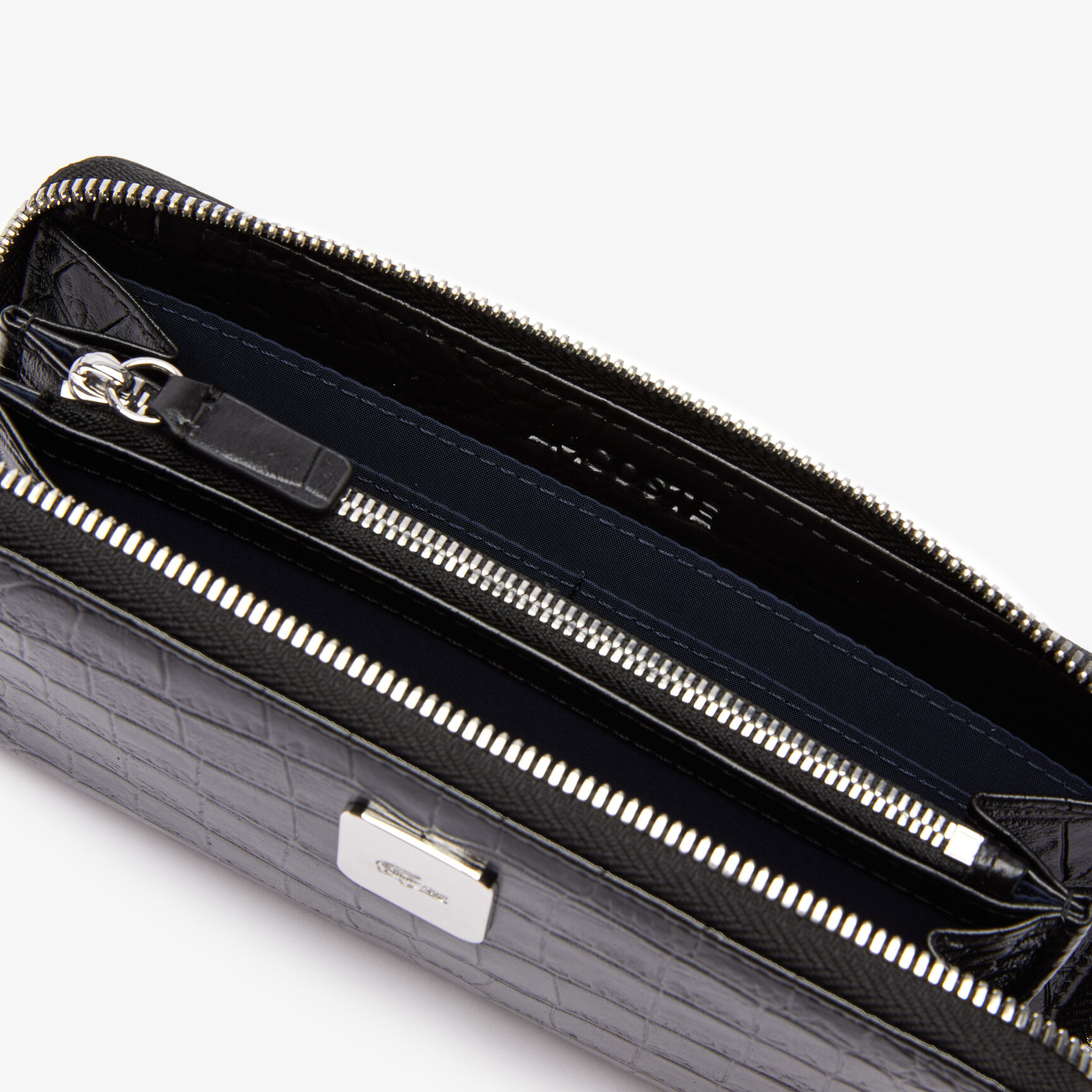 Women's Amelia Large Zippered Embossed Leather Wallet Women's Amelia Large Zippered Embossed Leather Wallet