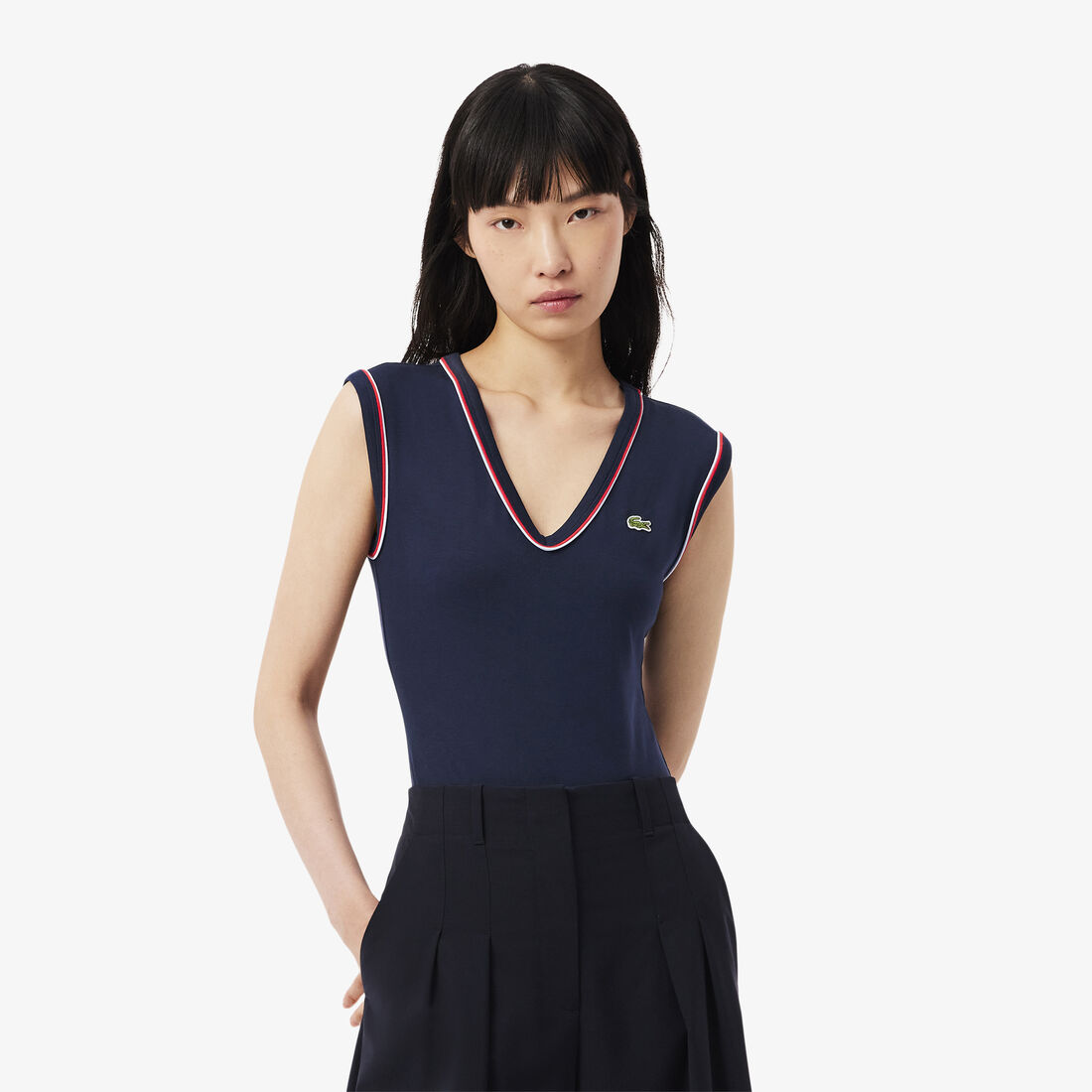 Slim Fit Open Back Cotton Body