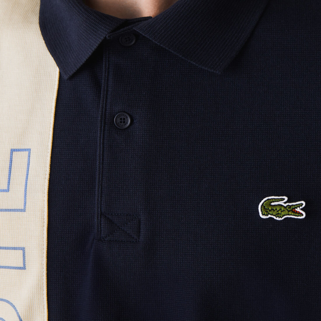 قميص بولو للرجال قصة عادية بكتل لونية من نسيج محبوك فائق الخفة قميص بولو للرجال قصة عادية بكتل لونية من نسيج محبوك فائق الخفة