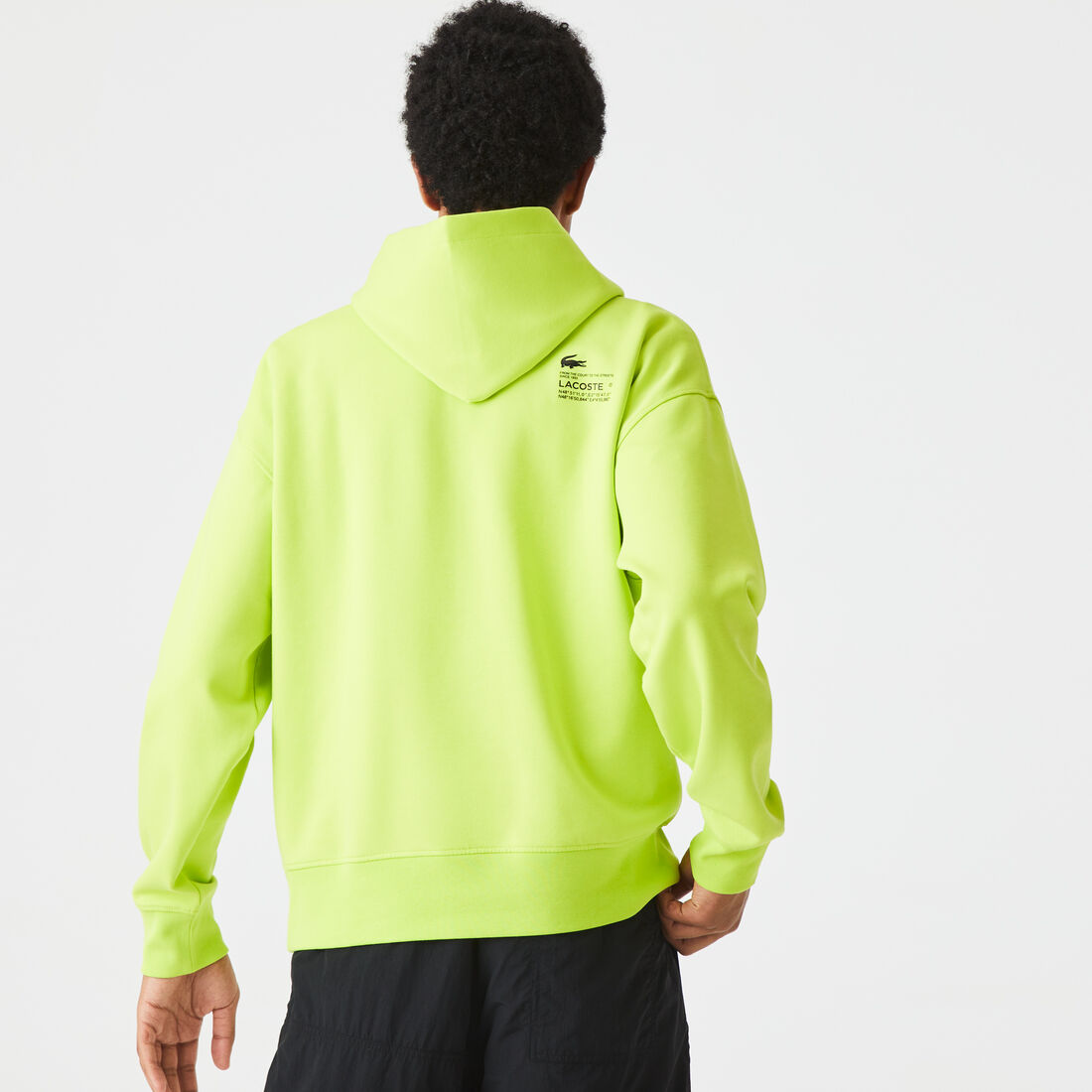 Men's Lacoste Loose Fit Hooded Sweatshirt