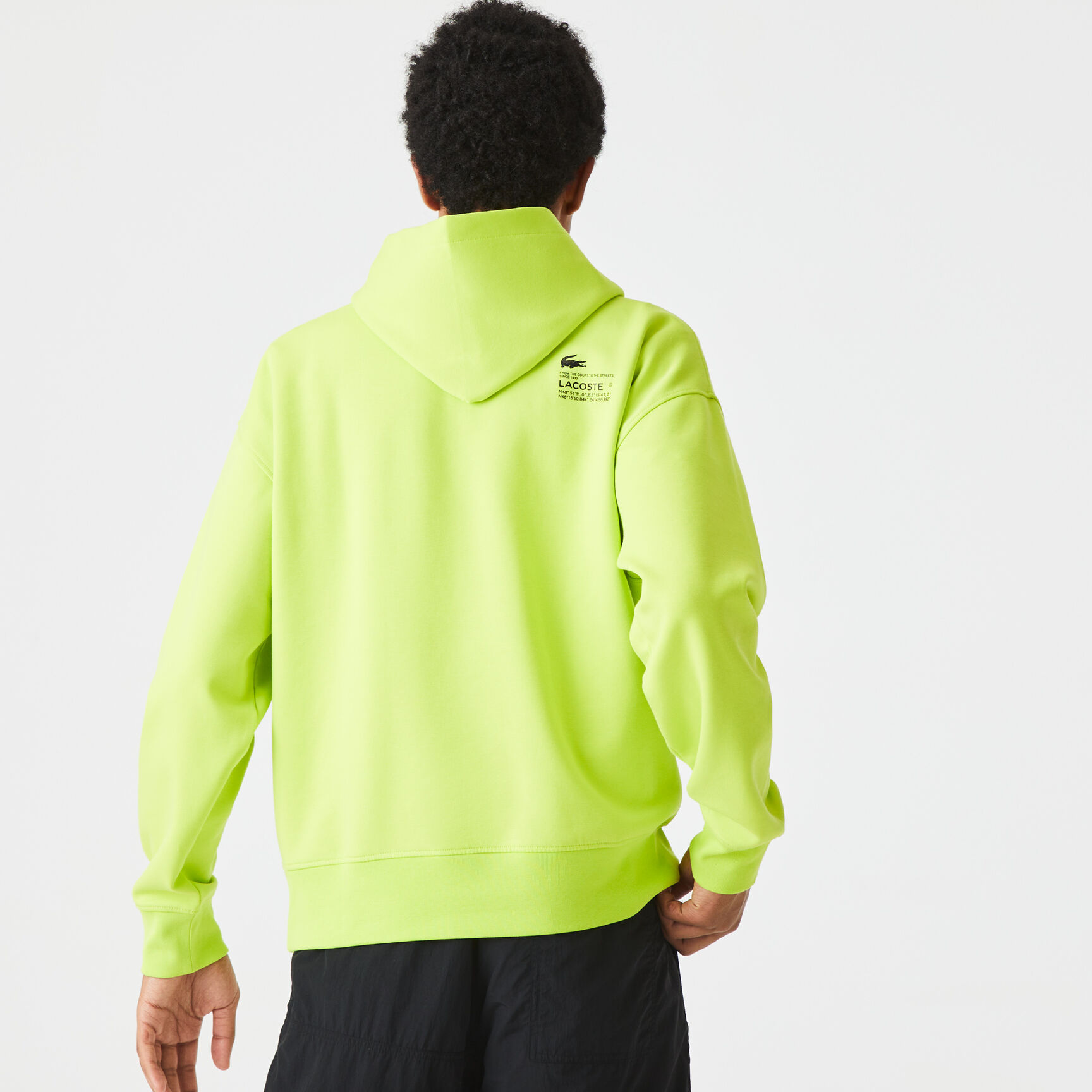 Men's Lacoste Loose Fit Hooded Sweatshirt