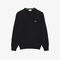 lacoste monochrome cotton v neck sweater