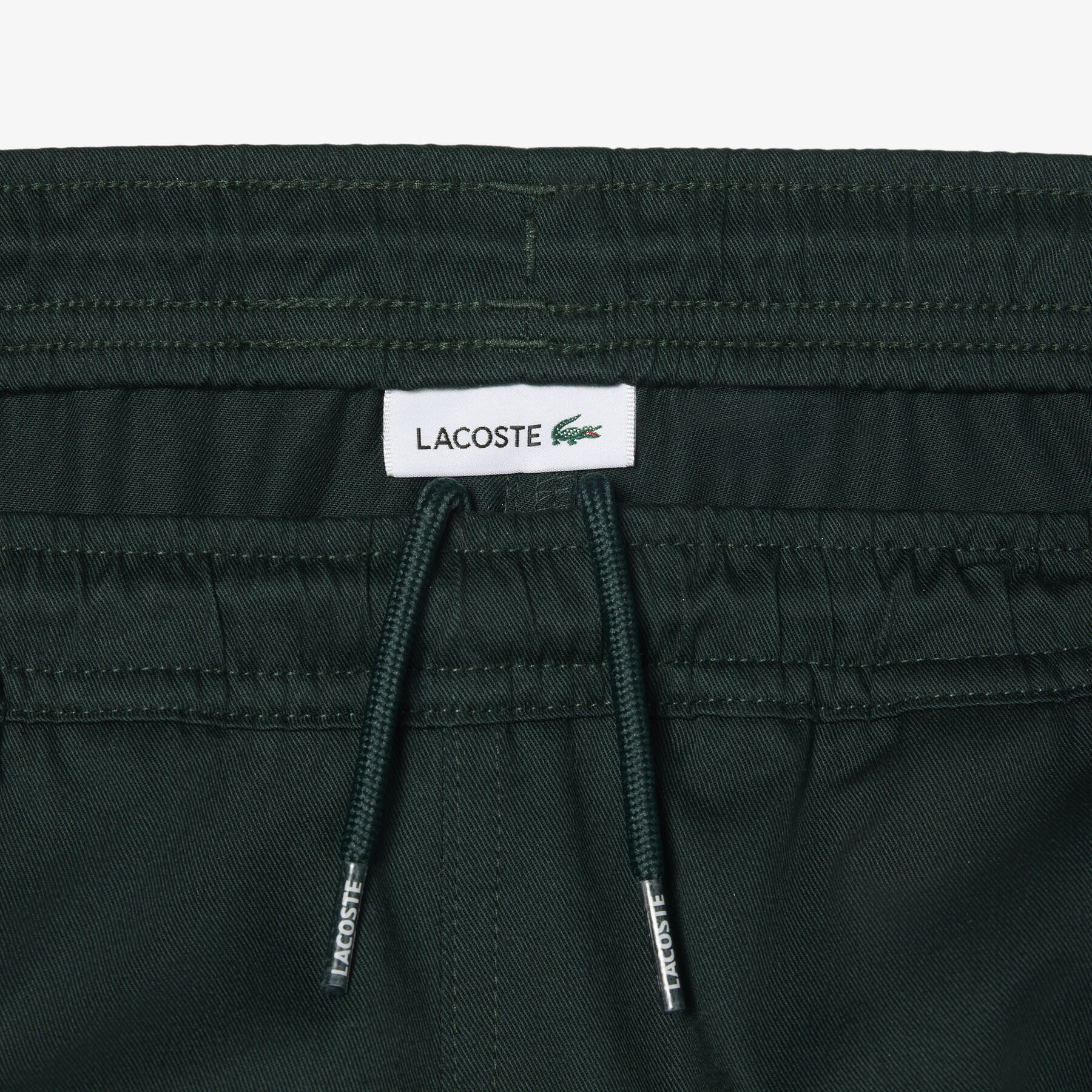 lacoste cotton twill cargo pants