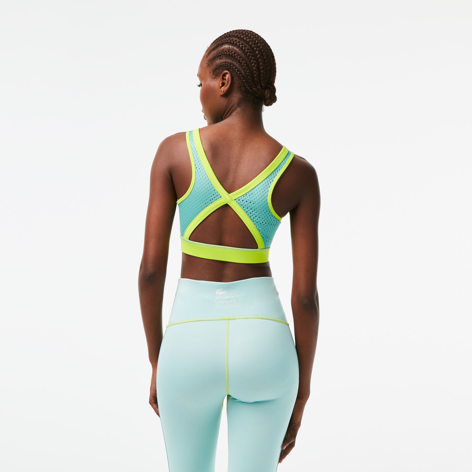 women s lacoste sport ultra dry recycled polyester sports bra