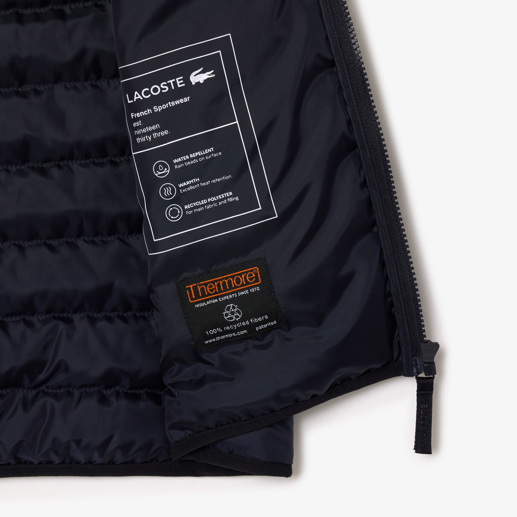 Water-Repellent Puffed Vest