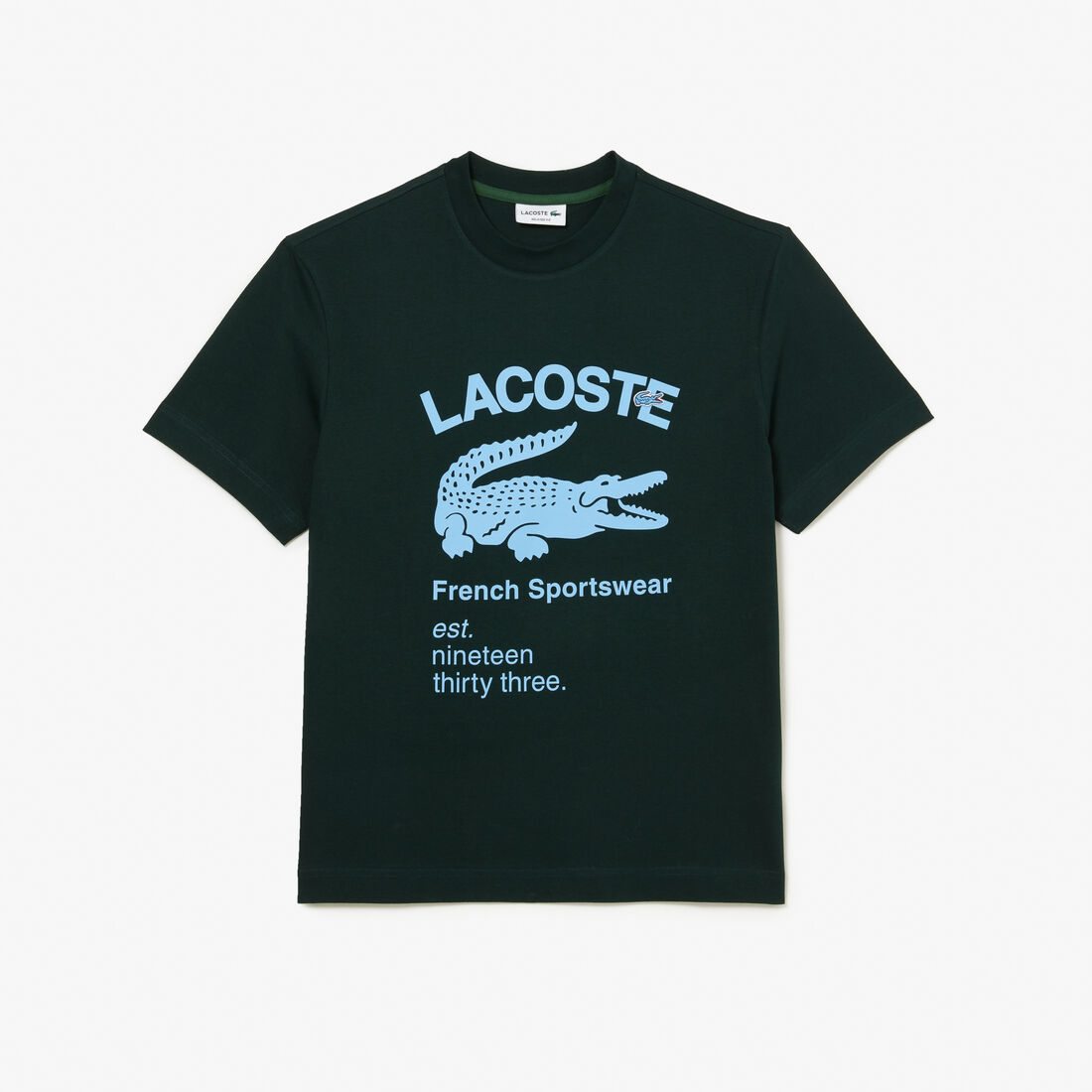 Men's Lacoste Relaxed Fit Crocodile T-Shirt Men's Lacoste Relaxed Fit Crocodile T-Shirt
