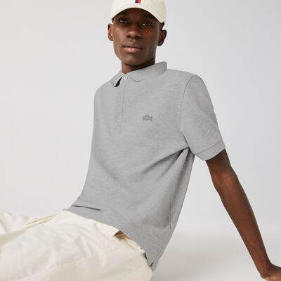 Men's Lacoste Paris Polo Shirt Regular Fit Stretch Cotton Piqué