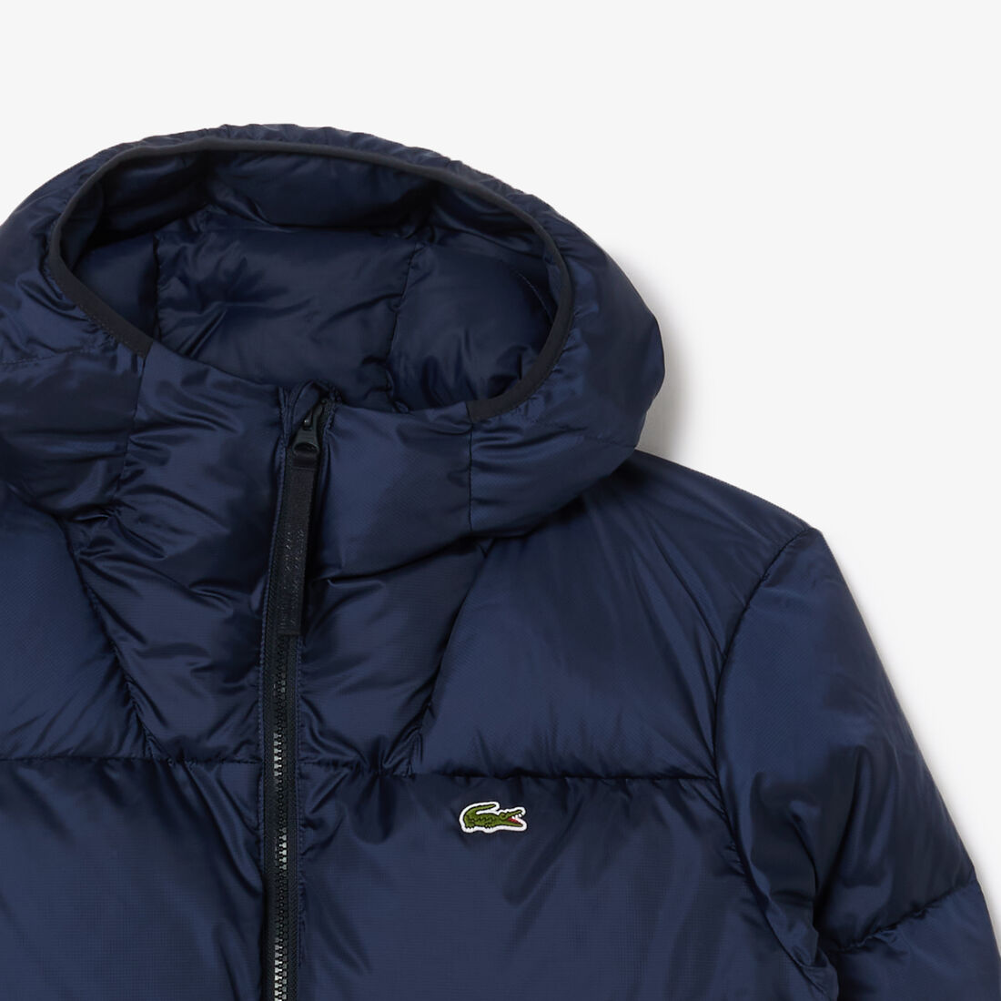 Short Water-Repellent Hooded Puffed Jacket Short Water-Repellent Hooded Puffed Jacket