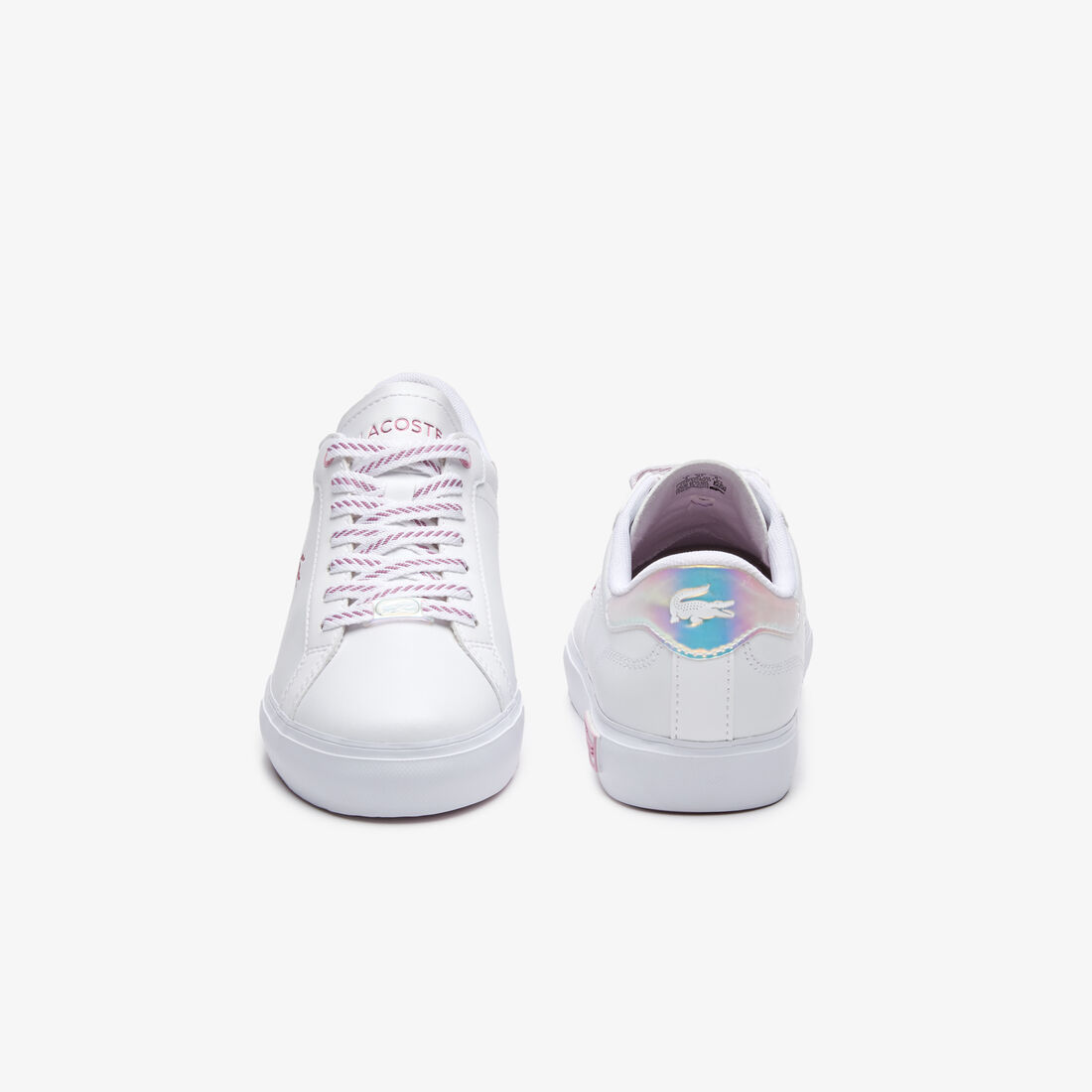 Women's Lacoste Powercourt Leather Trainers Women's Lacoste Powercourt Leather Trainers