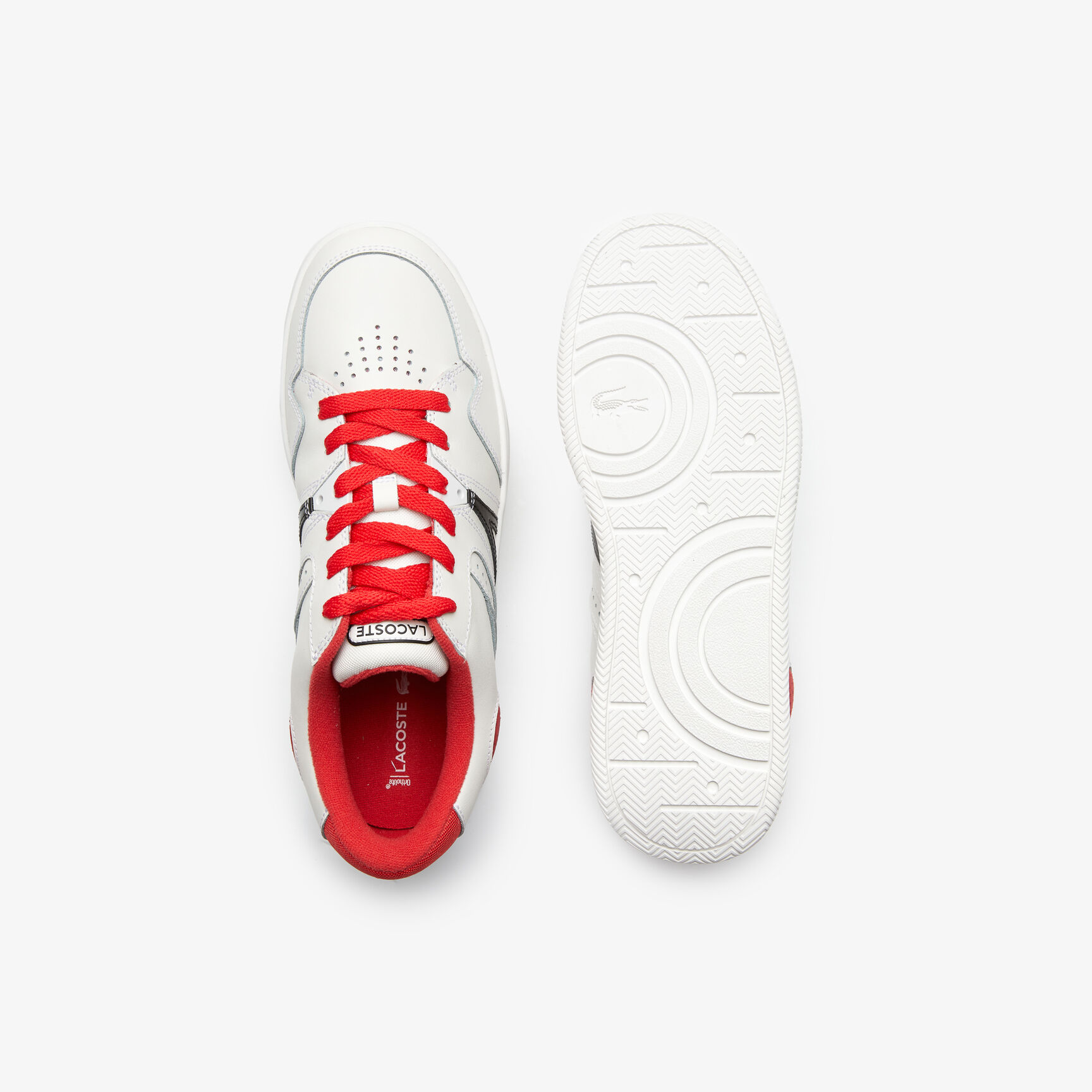 Men's Lacoste L005 Leather Color-Pop Sneakers Men's Lacoste L005 Leather Color-Pop Sneakers
