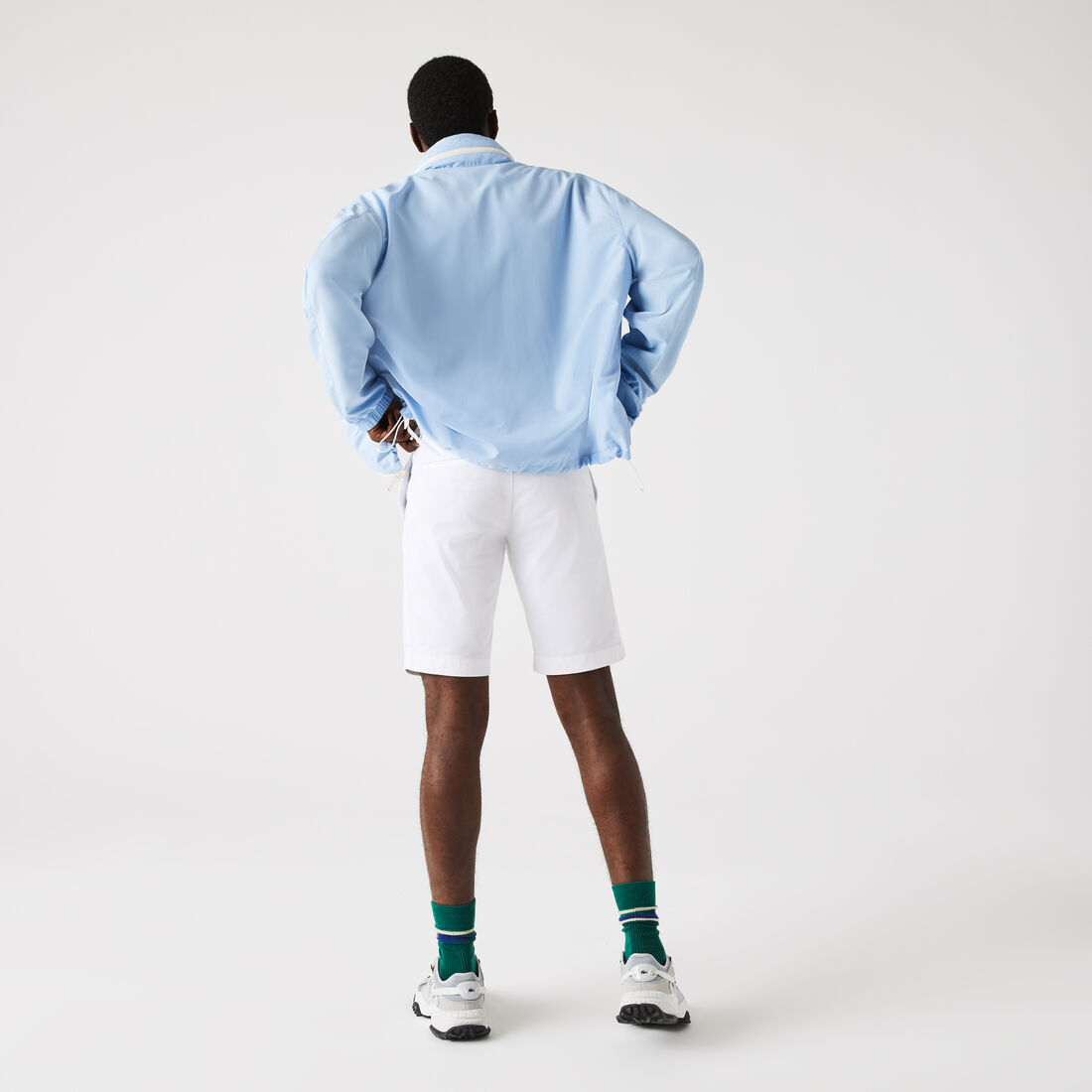 Men's Slim Fit Stretch Gabardine Bermuda Shorts Men's Slim Fit Stretch Gabardine Bermuda Shorts